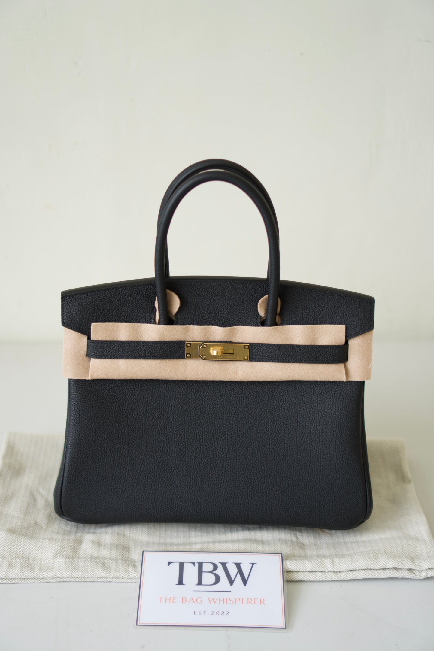 Birkin 30 – Noir Togo Leather with Gold Hardware