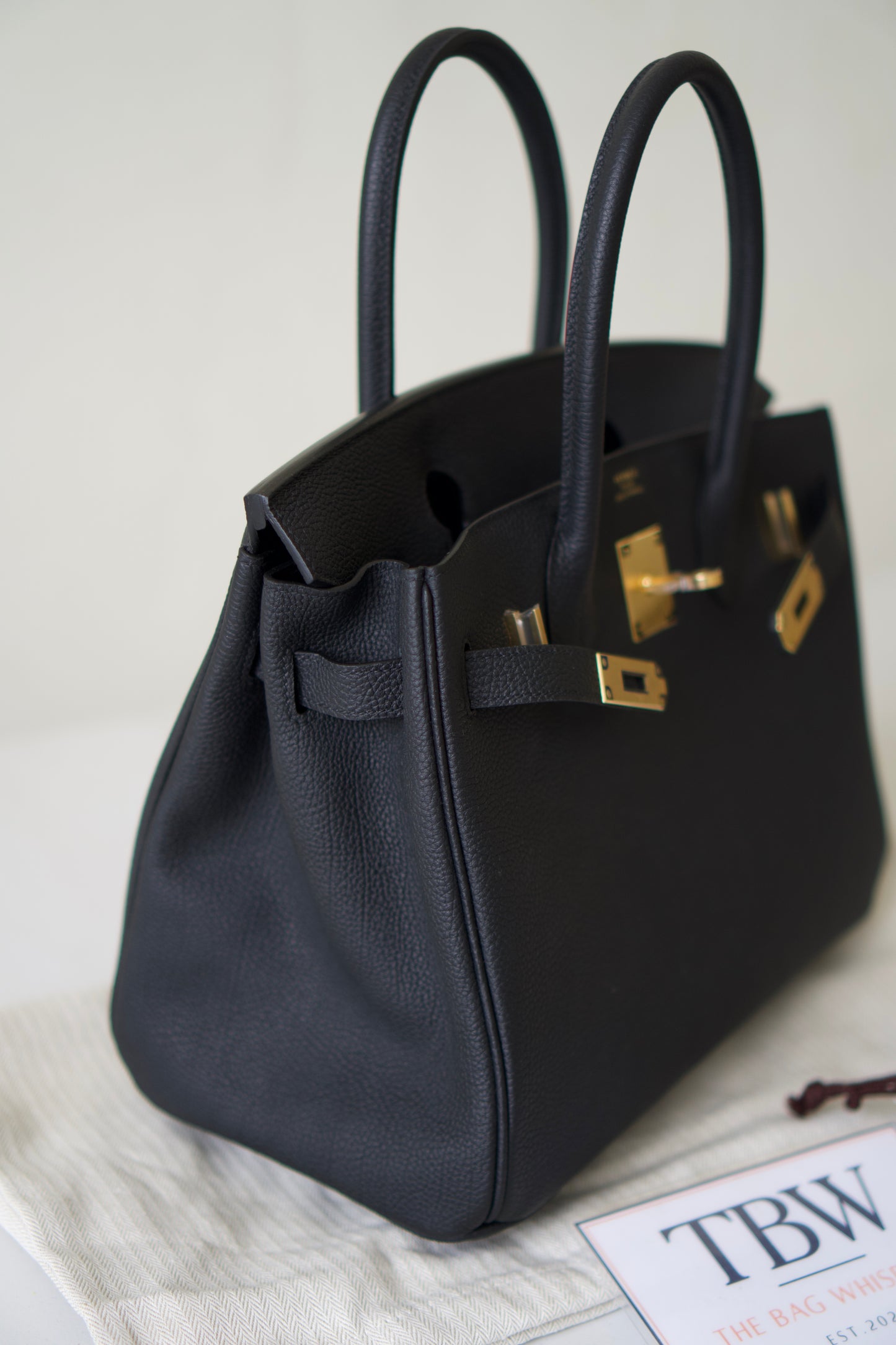 Birkin 30 – Noir Togo Leather with Gold Hardware