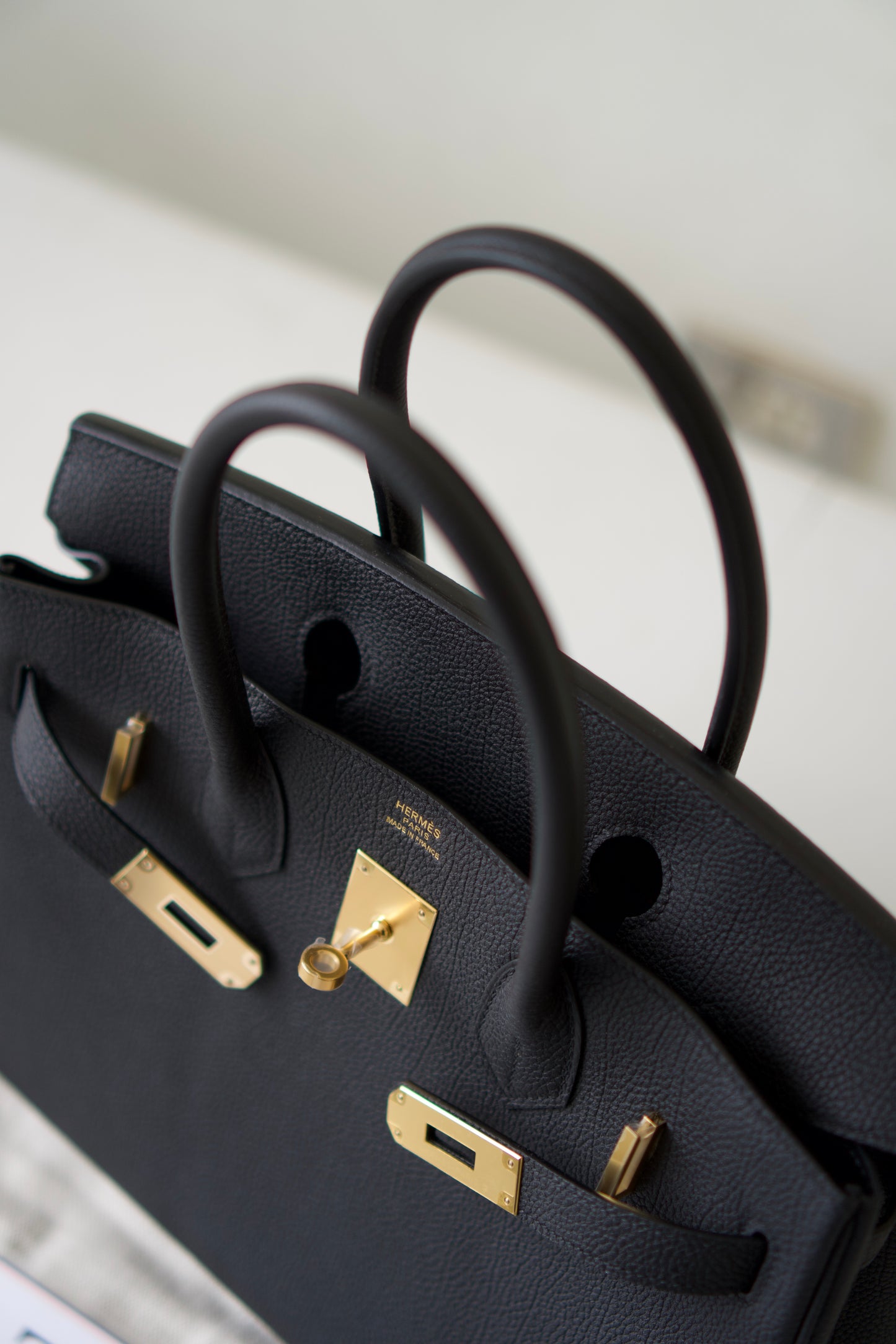 Birkin 30 – Noir Togo Leather with Gold Hardware