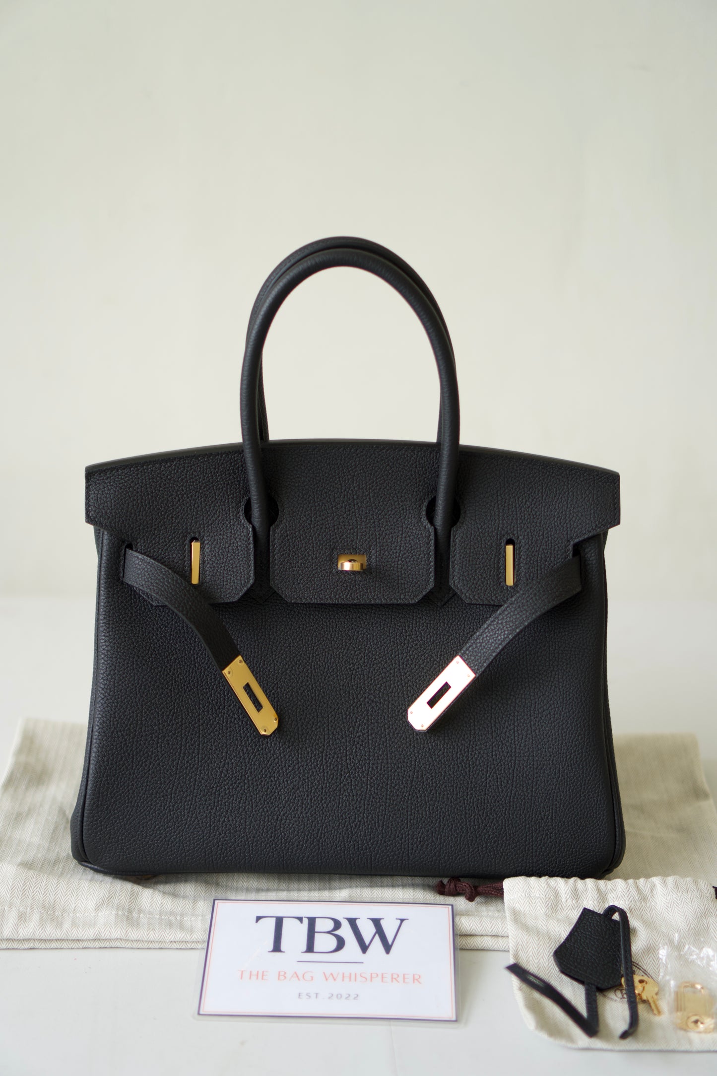 Birkin 30 – Noir Togo Leather with Gold Hardware
