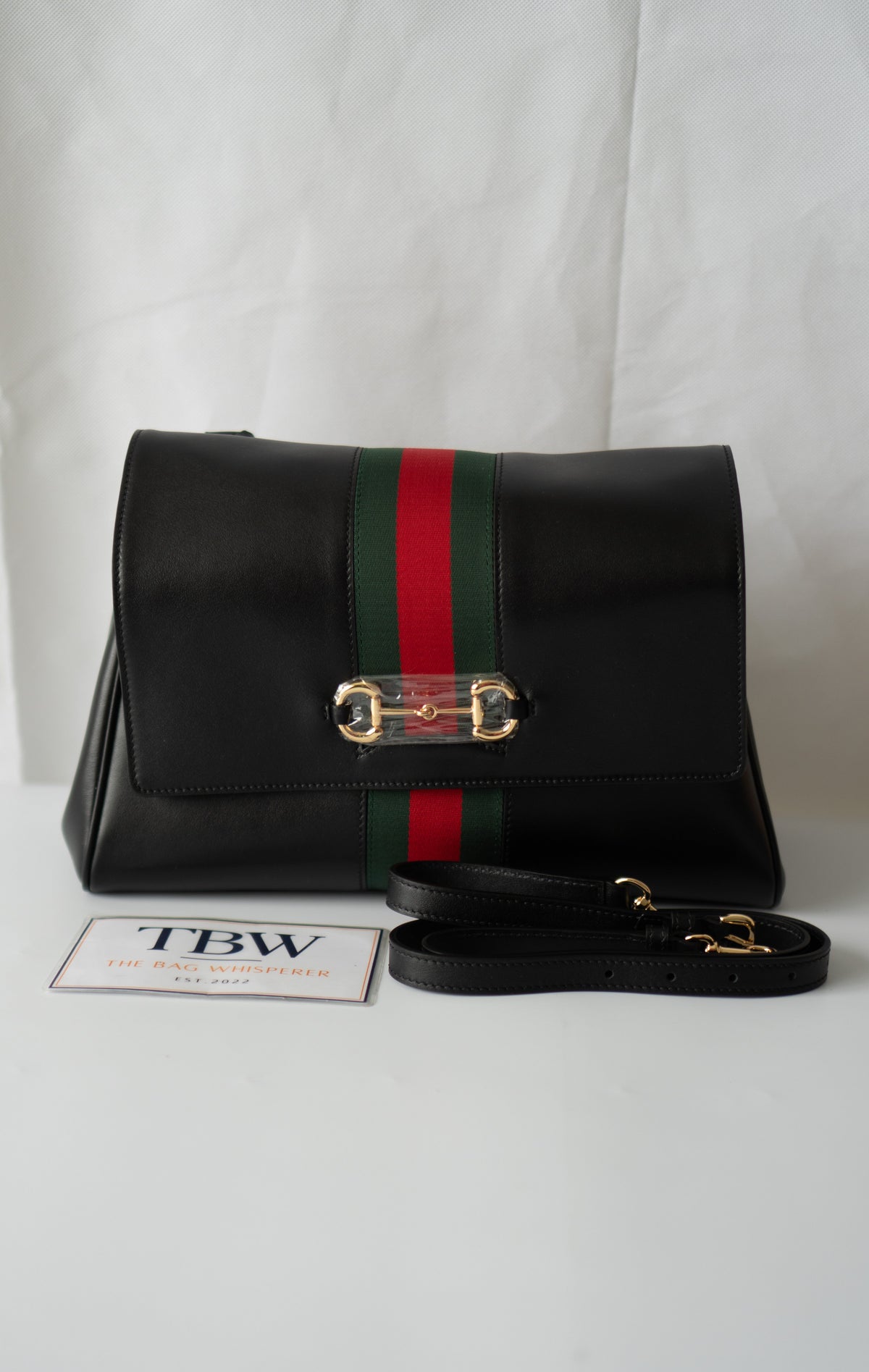 Paparazzo Top Handle Bag – Medium Black Smooth Leather