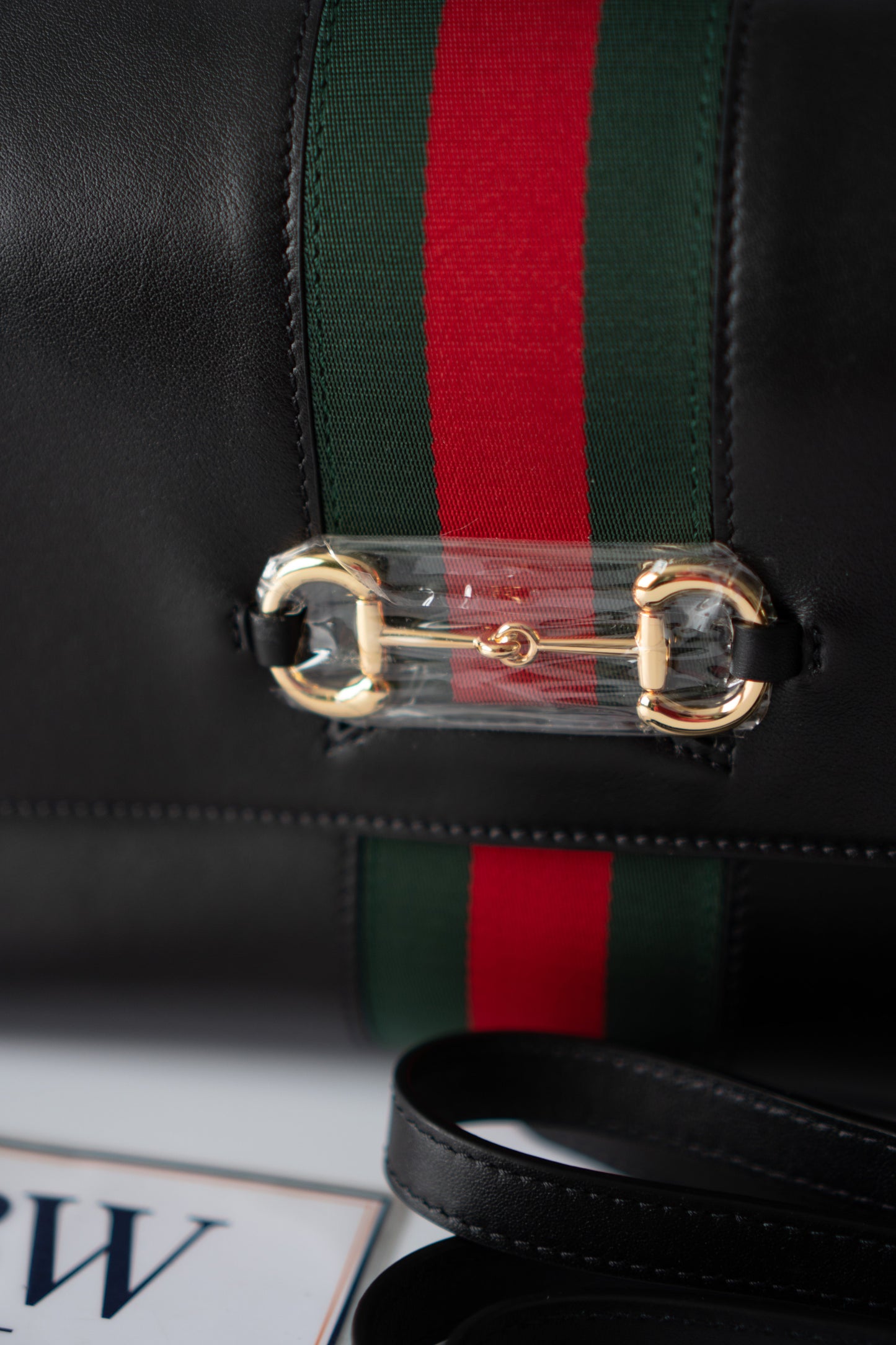 Paparazzo Top Handle Bag – Medium Black Smooth Leather