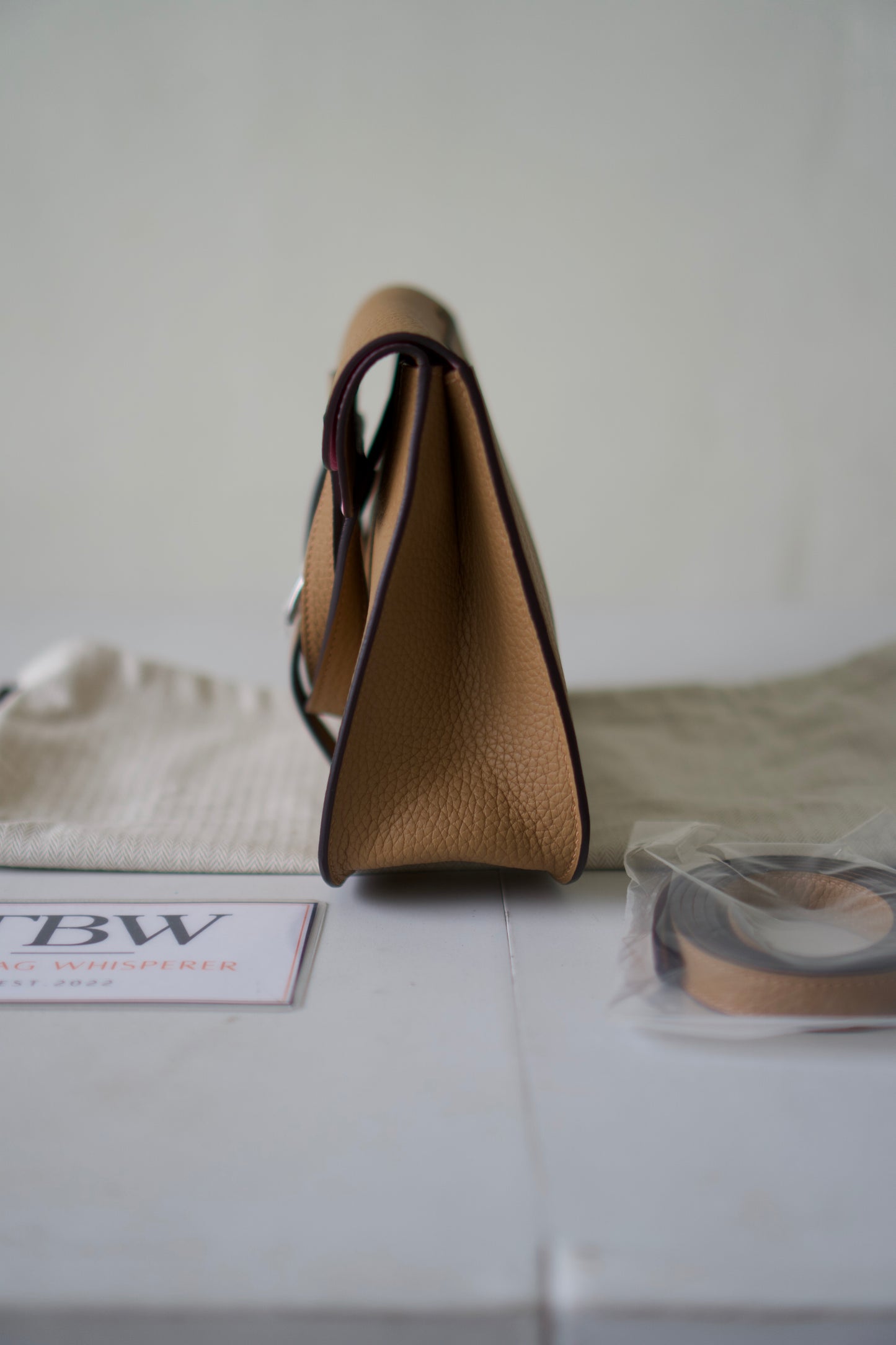 Halzan 25 – Chai & Pink Bi-Color Clemence and Swift Leather