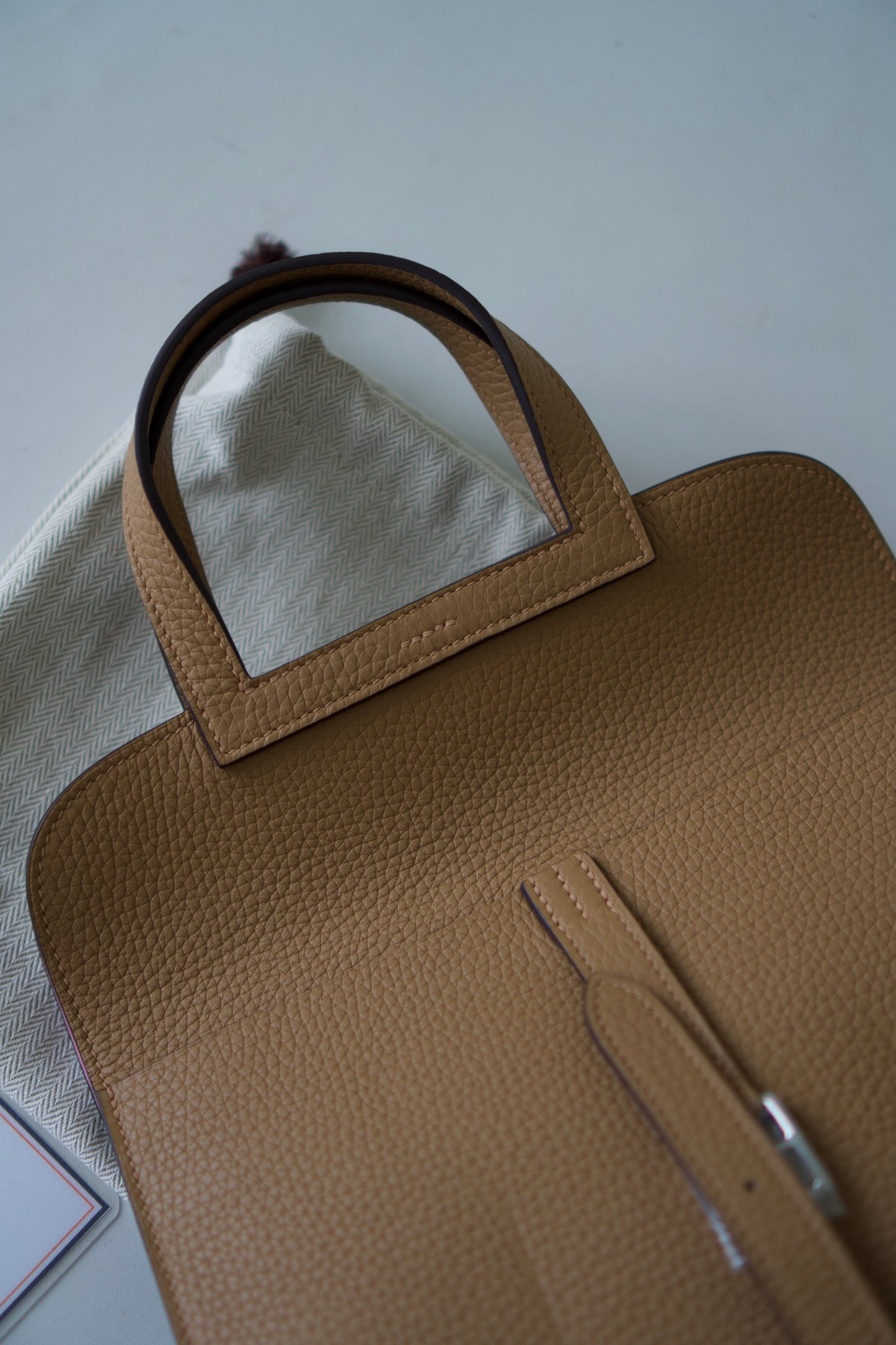 Halzan 25 – Chai & Pink Bi-Color Clemence and Swift Leather