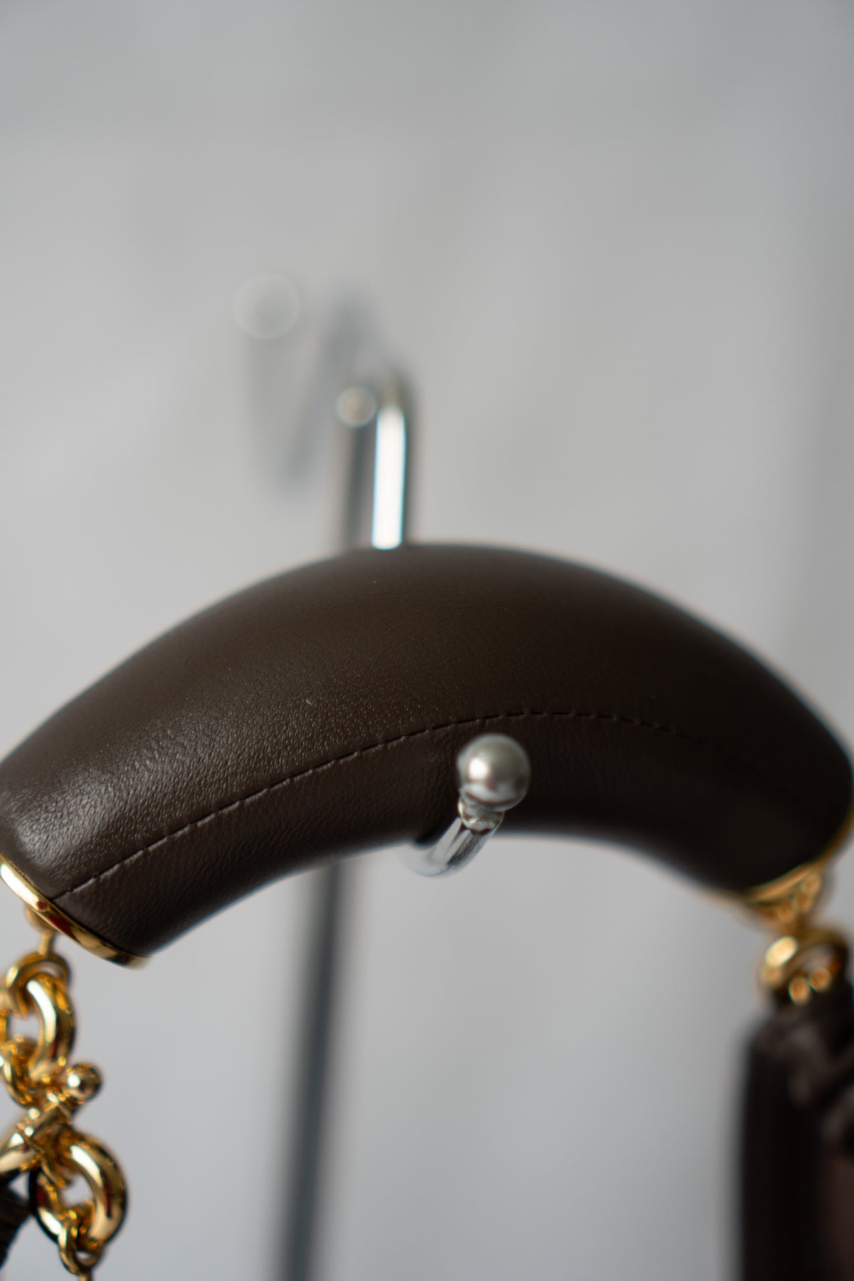 Soft Squeeze Hobo Bag – Small Dark Brown Nappa