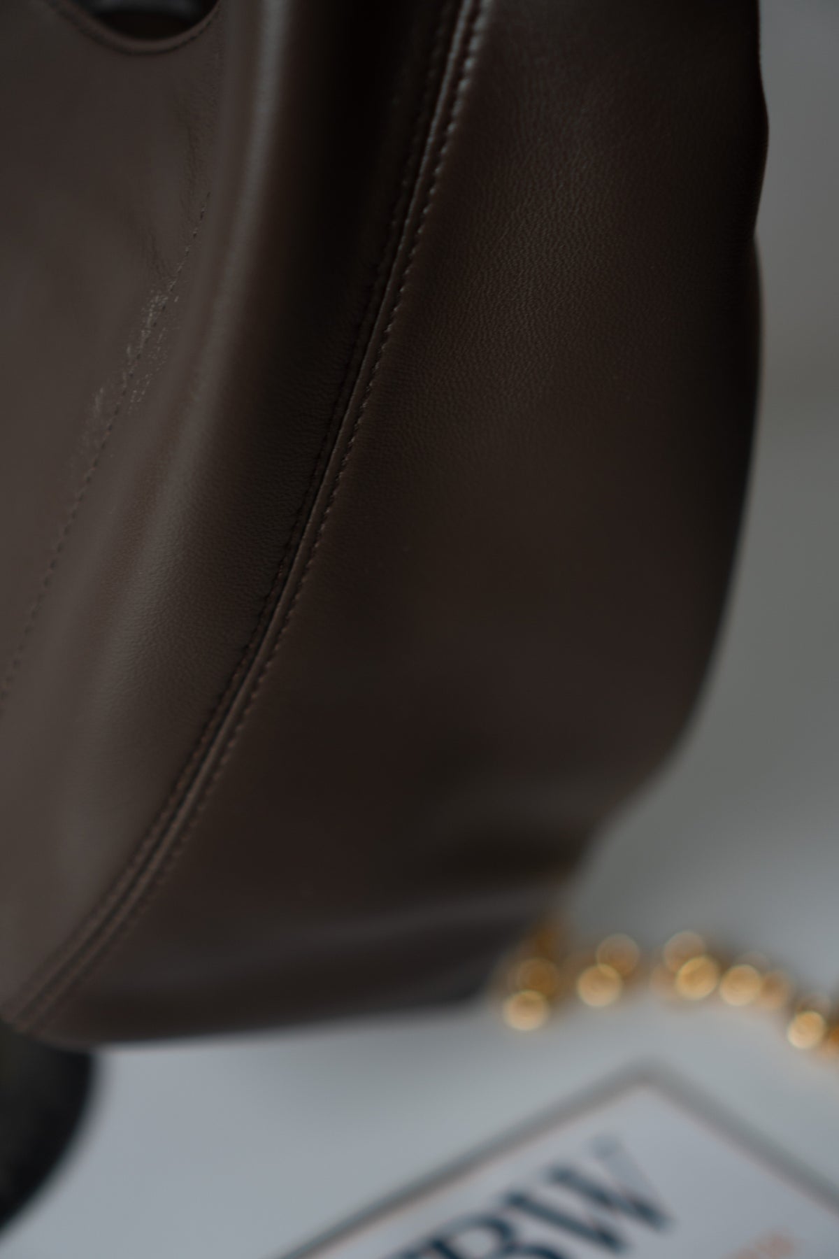 Soft Squeeze Hobo Bag – Small Dark Brown Nappa