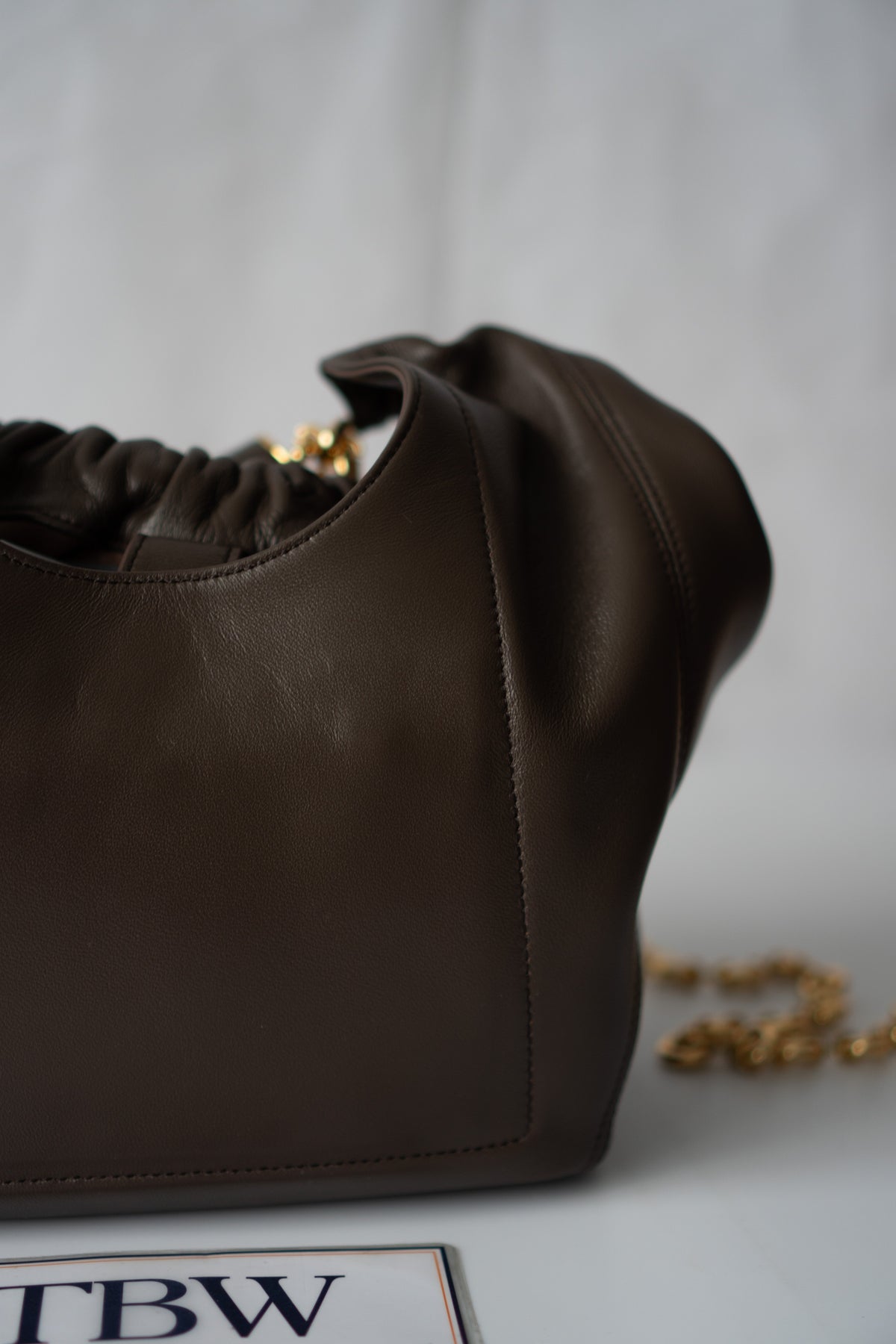 Soft Squeeze Hobo Bag – Small Dark Brown Nappa