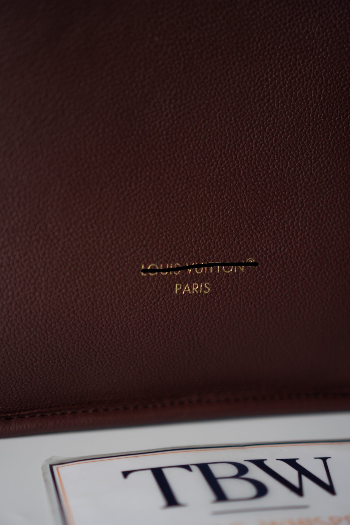 Reversible Tote MM – Burgundy Grained Leather