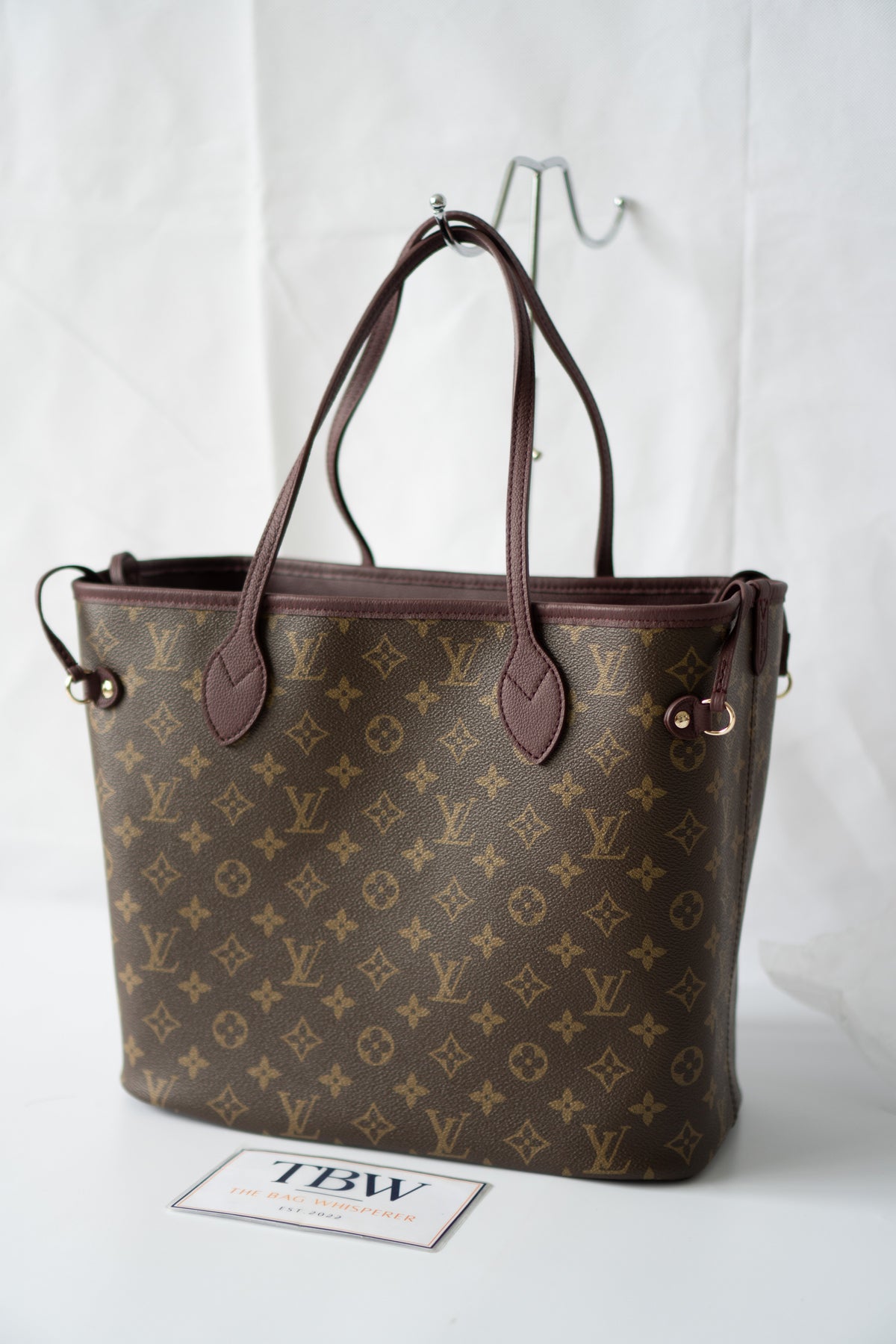 Reversible Tote MM – Burgundy Grained Leather