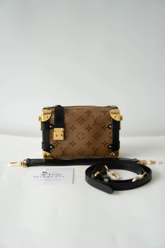 Side Trunk in PM Reverse Monogram with Gold Hardware