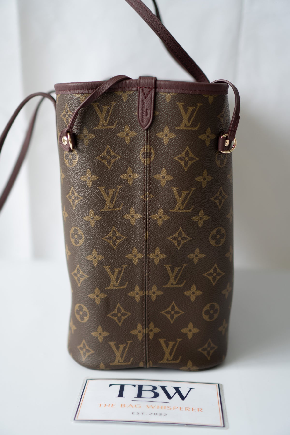 Reversible Tote MM – Burgundy Grained Leather