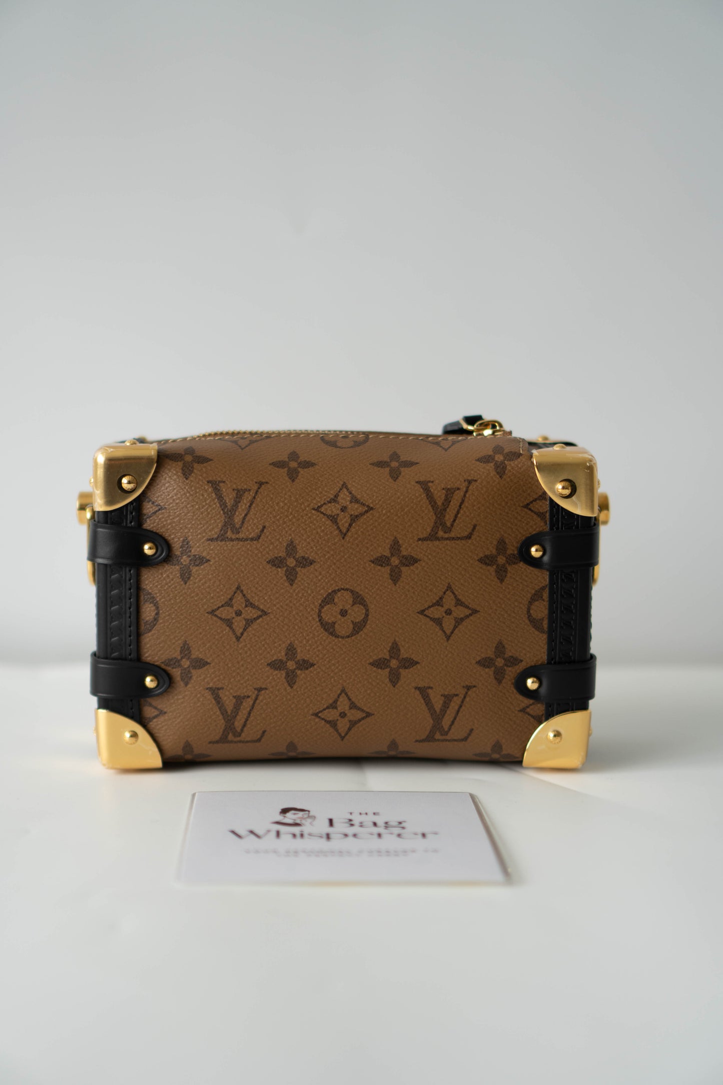 Side Trunk in PM Reverse Monogram with Gold Hardware