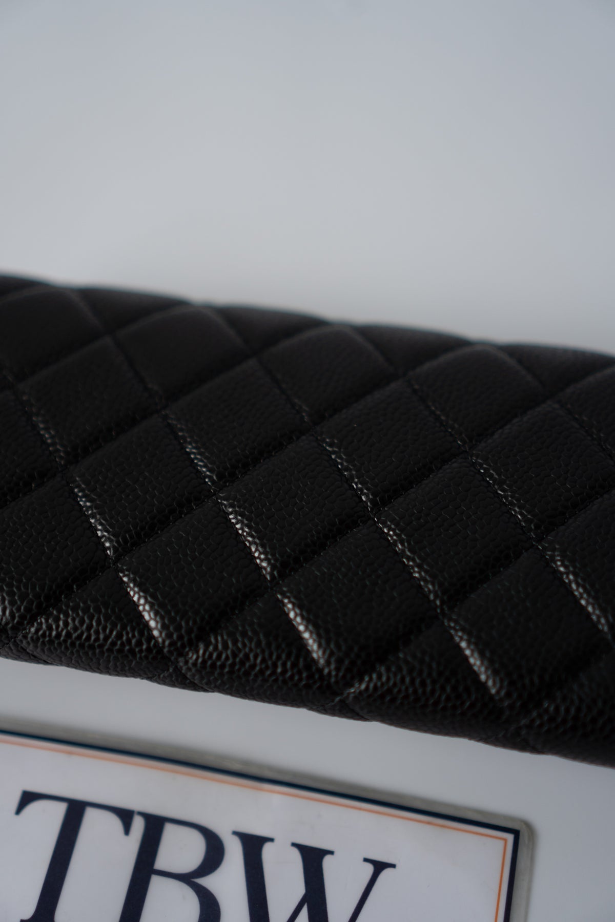 Classic Bi-Fold Wallet – Black Caviar with Gold Hardware