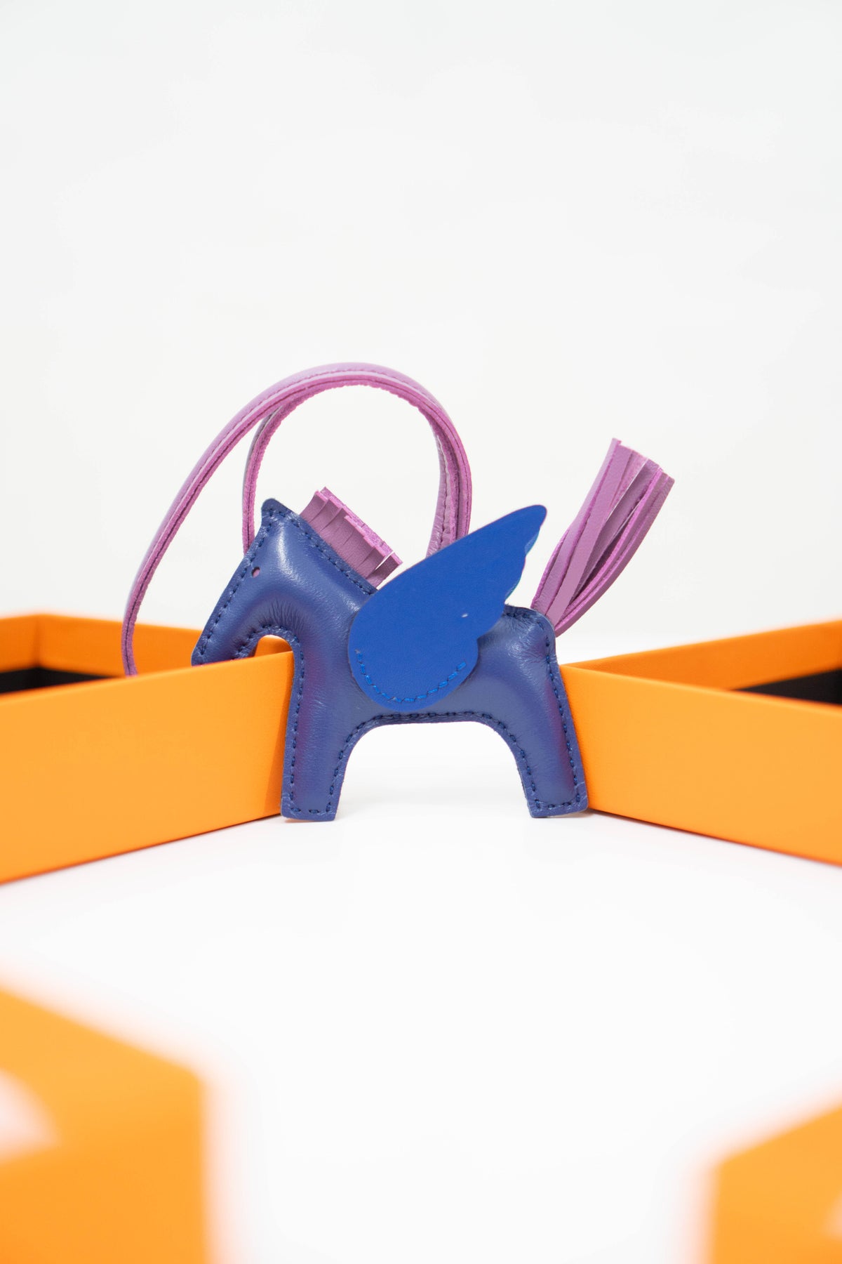 Rodeo Pegase PM Bag Charm – Blue Sapphire / Blue France / Mauve Sylvestre