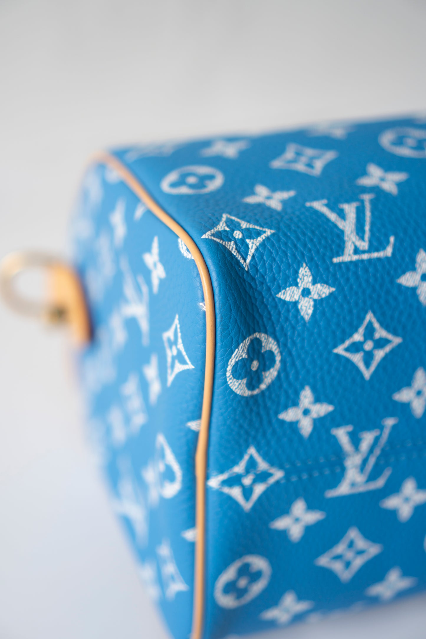 Speedy P9 Bandoulière 25 in Blue Calfskin