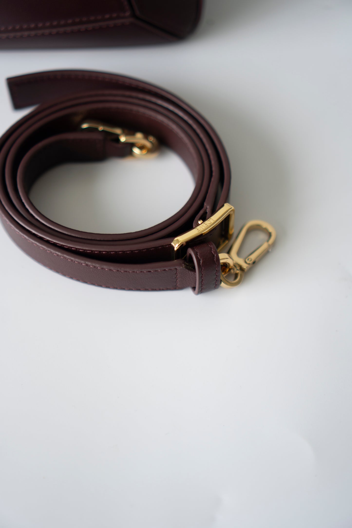 Puzzle Bag in Dark Burgundy Smooth Nappa leather