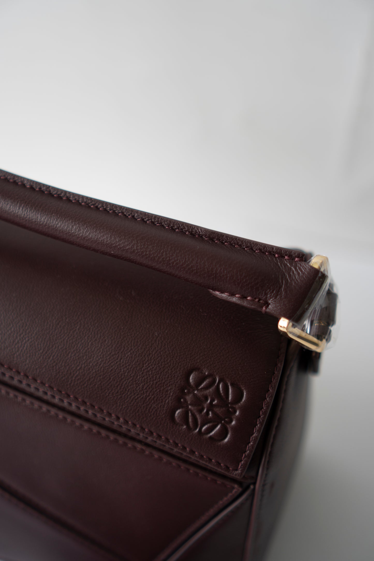Puzzle Bag in Dark Burgundy Smooth Nappa leather