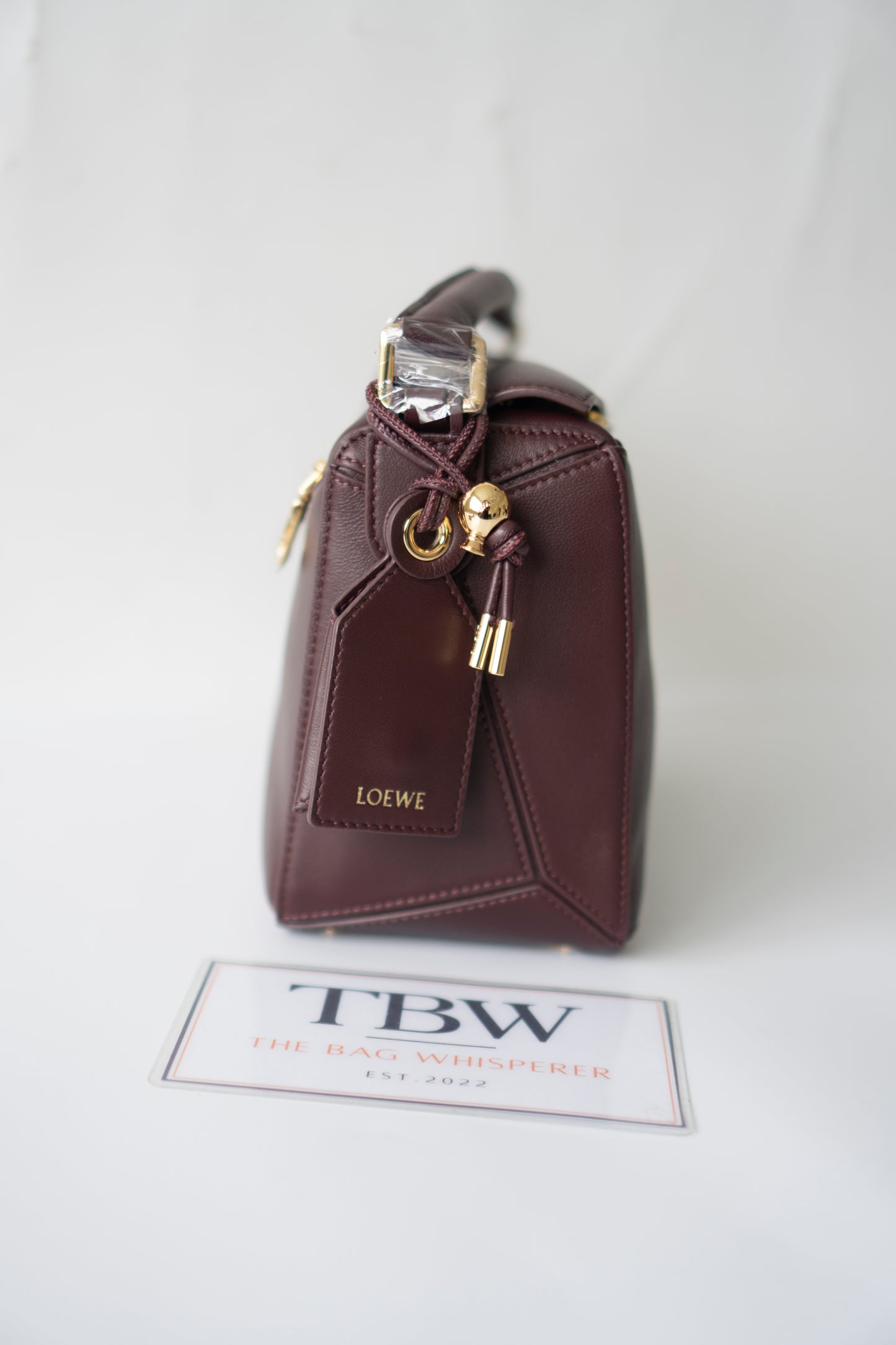 Puzzle Bag in Dark Burgundy Smooth Nappa leather