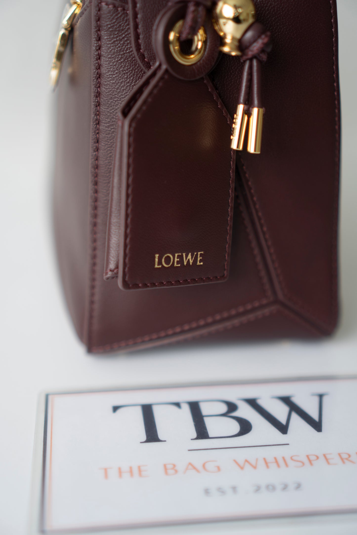 Puzzle Bag in Dark Burgundy Smooth Nappa leather