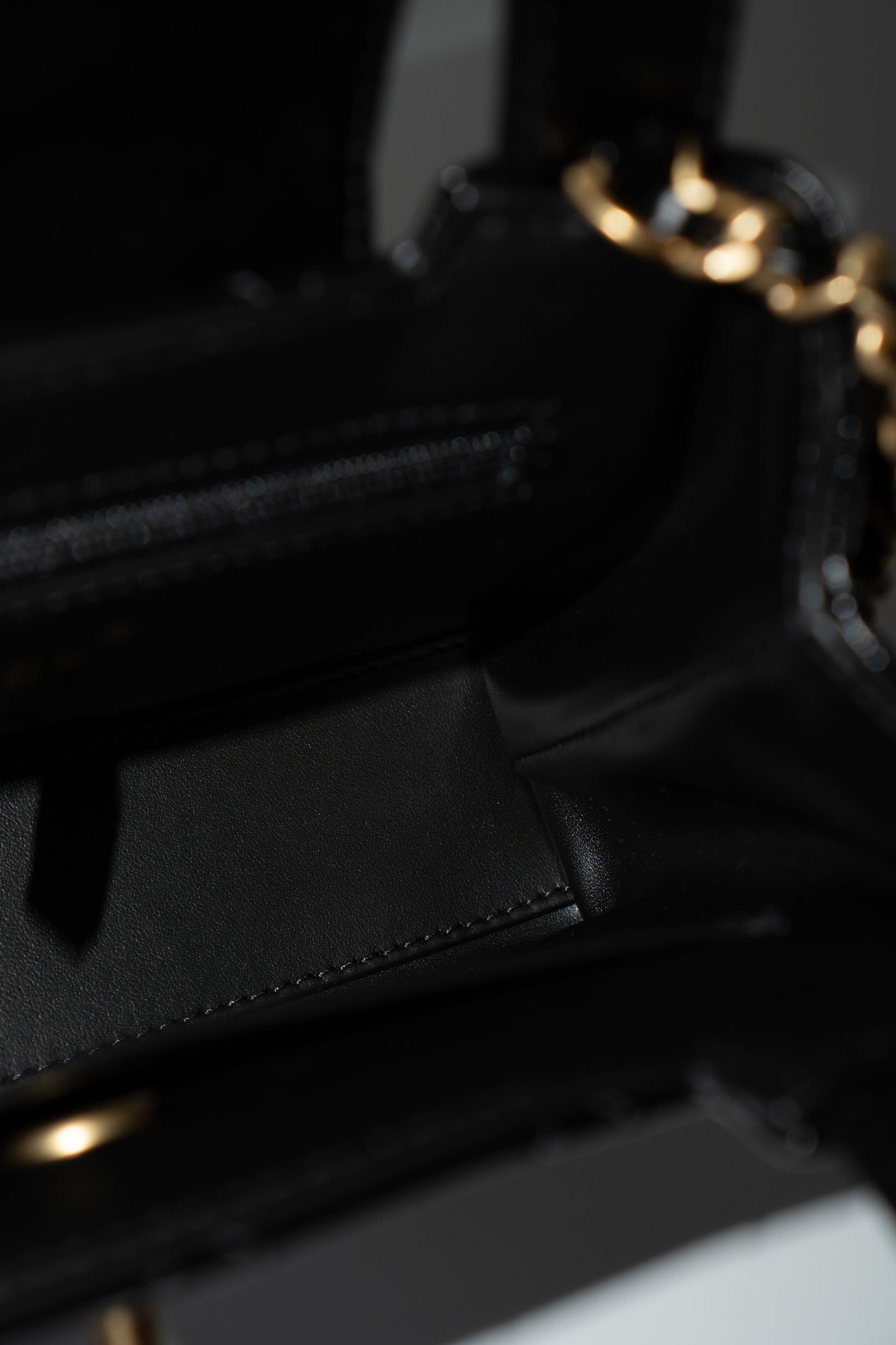 CC Kelly Quilted Top Handle Bag – Black Lambskin with Gold Hardware