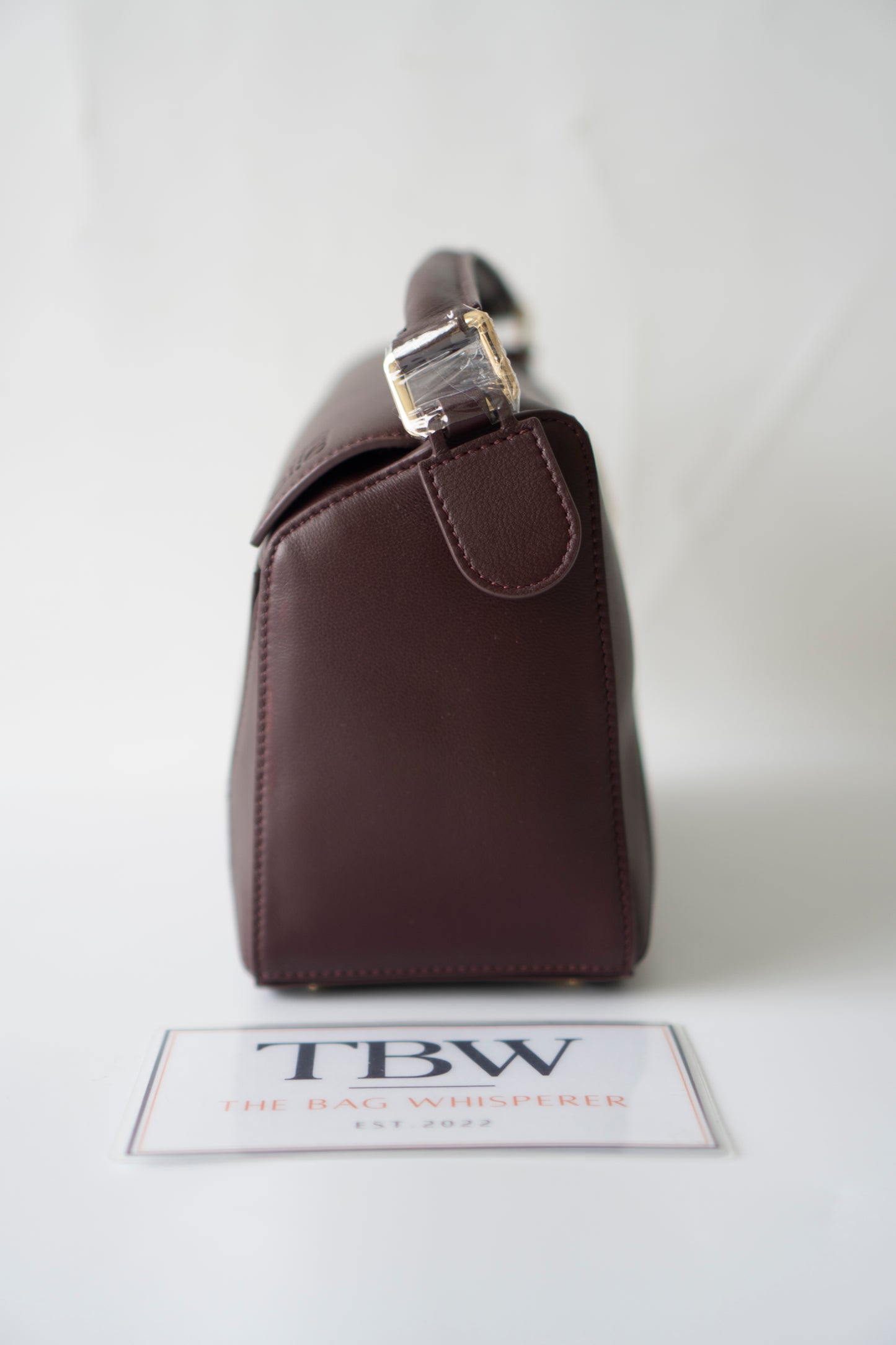 Puzzle Bag in Dark Burgundy Smooth Nappa leather