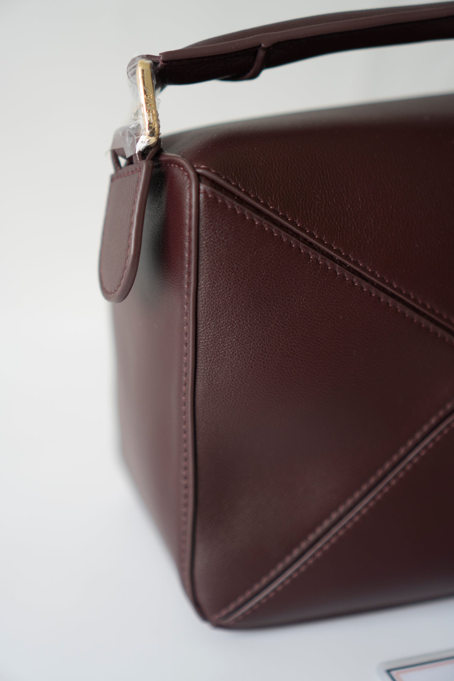 Puzzle Bag in Dark Burgundy Smooth Nappa leather