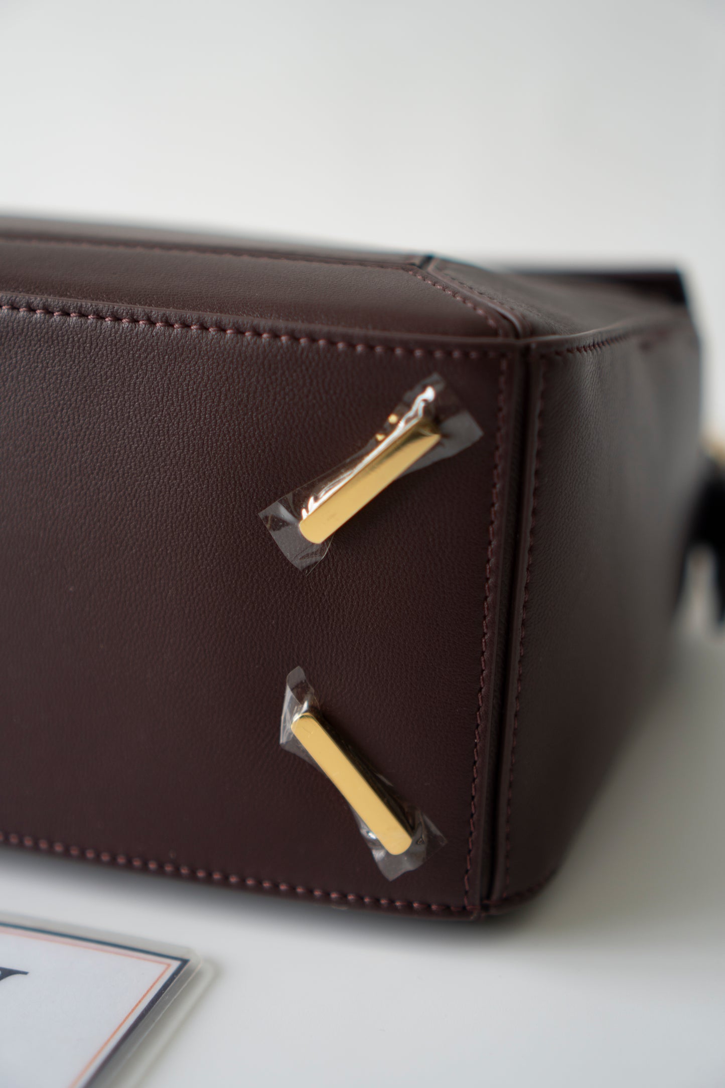 Puzzle Bag in Dark Burgundy Smooth Nappa leather