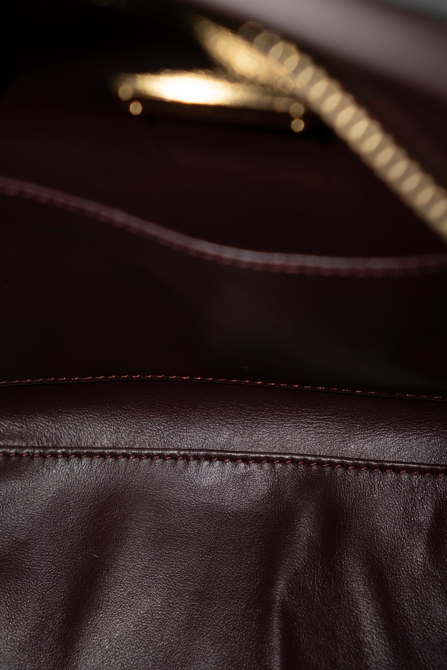 Puzzle Bag in Dark Burgundy Smooth Nappa leather