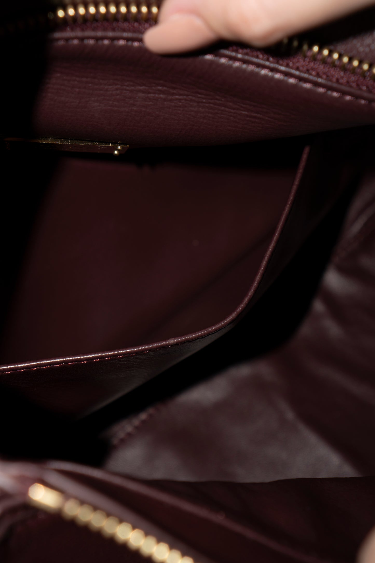 Puzzle Bag in Dark Burgundy Smooth Nappa leather
