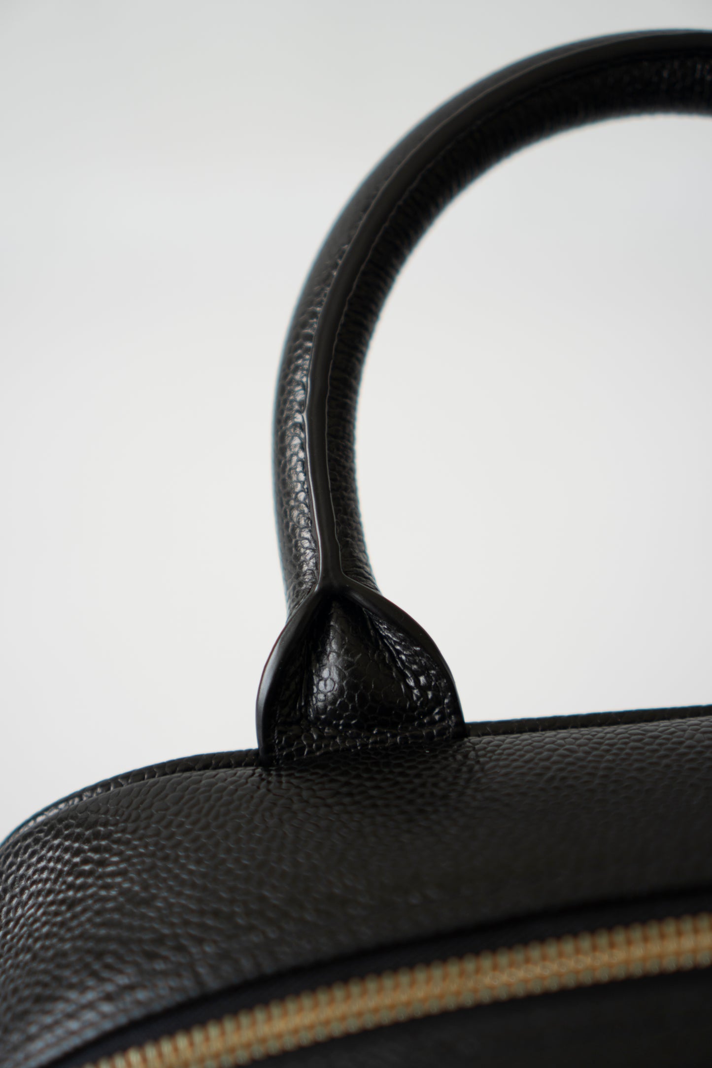 Timeless CC Bowler Bag in Black Caviar Leather