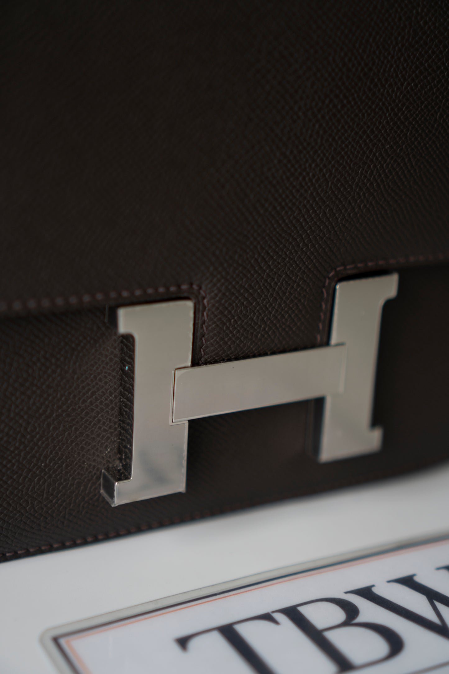 Constanc 23 in Ebene Epsom Leather with Palladium Hardware