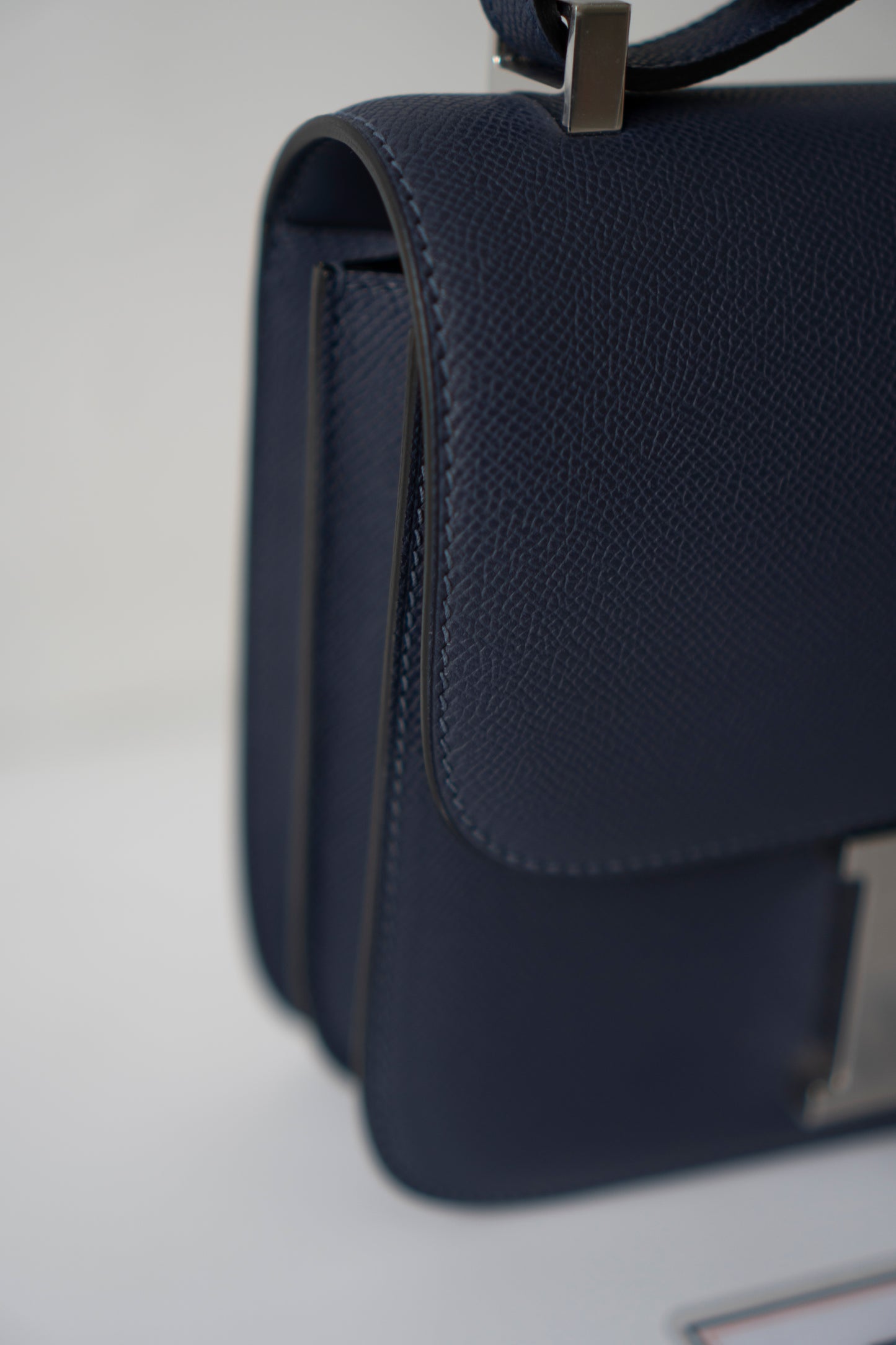 Constanc 23 in Navy Blue Epsom Leather with Palladium Hardware