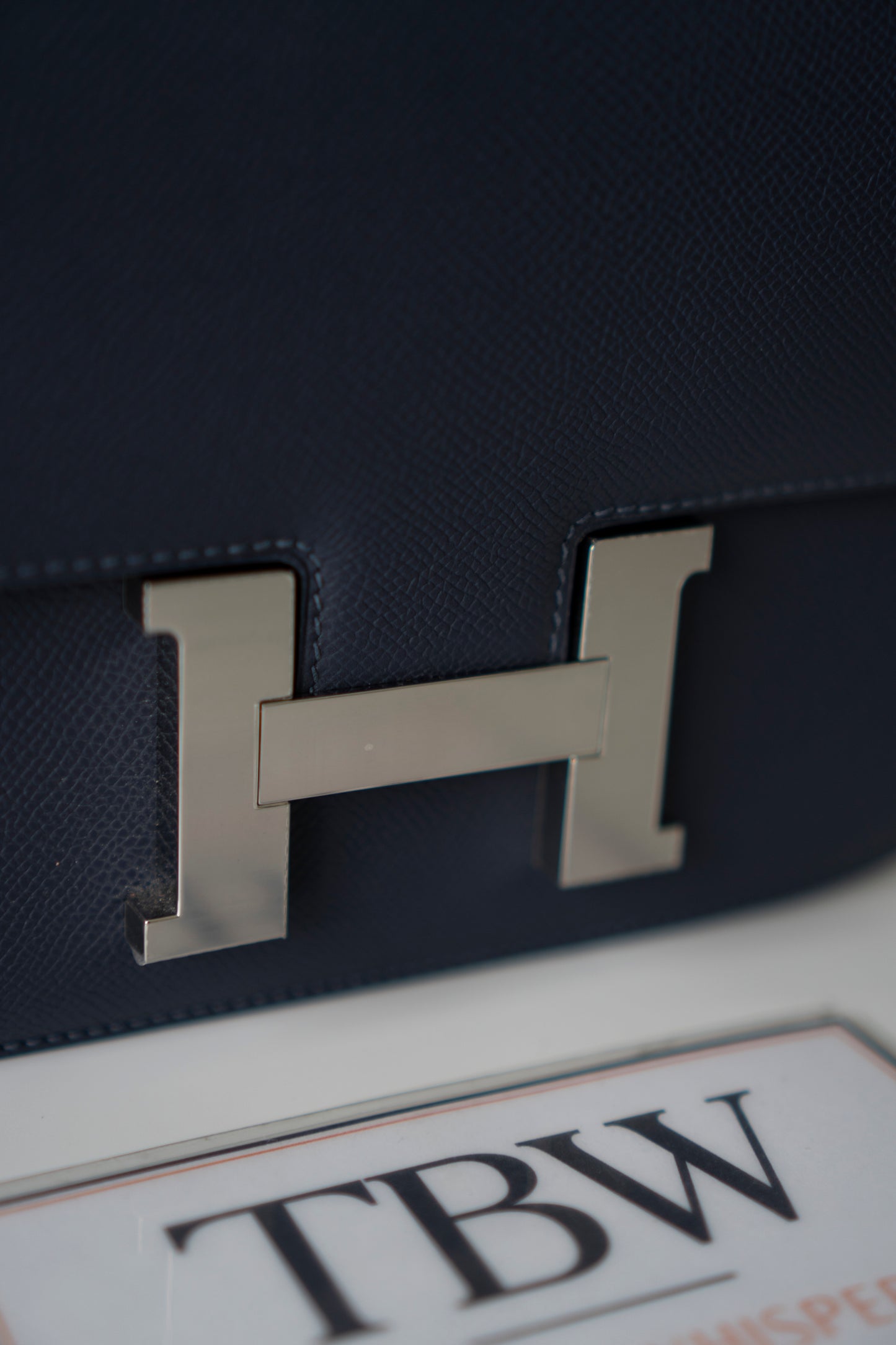Constanc 23 in Navy Blue Epsom Leather with Palladium Hardware