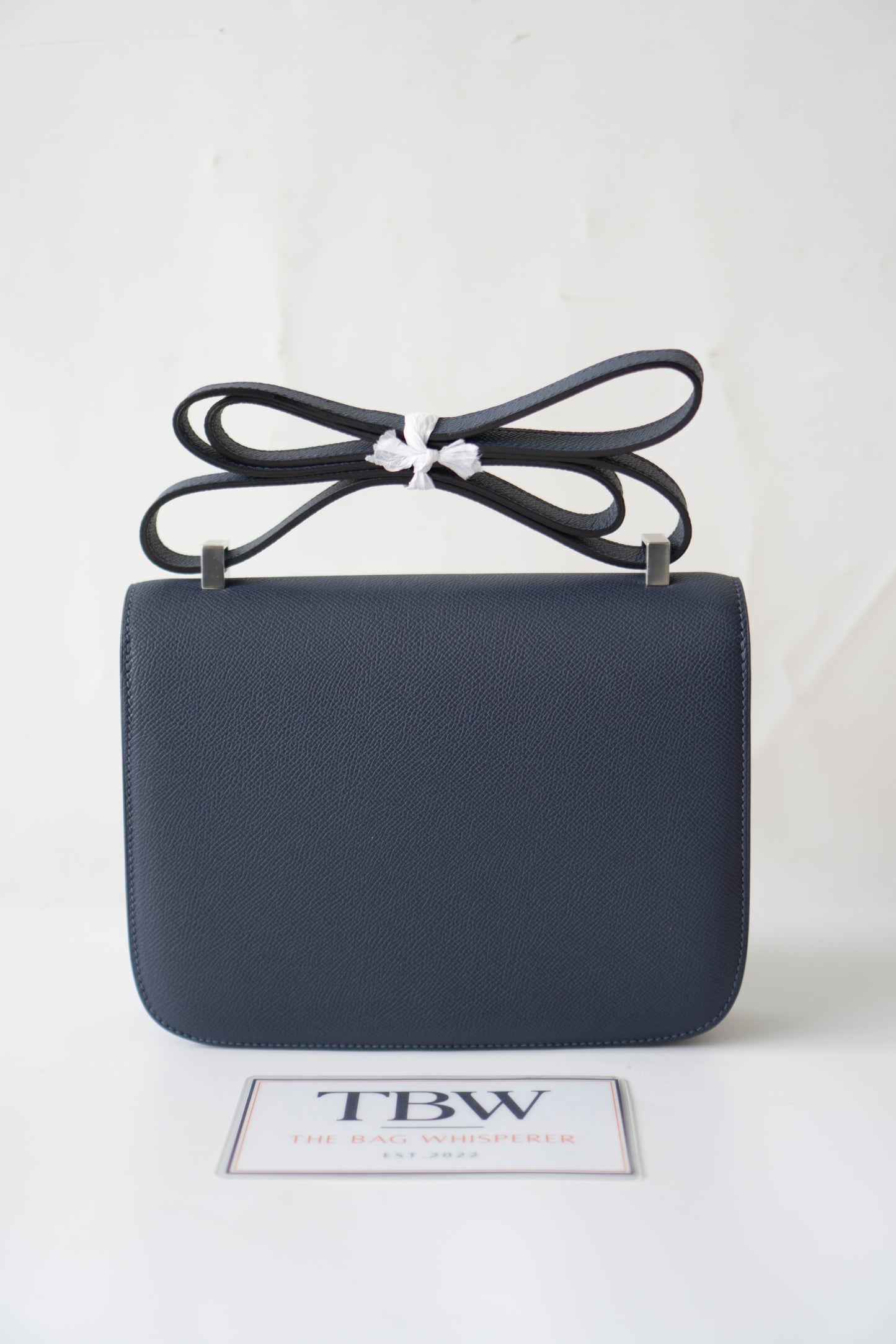 Constanc 23 in Navy Blue Epsom Leather with Palladium Hardware