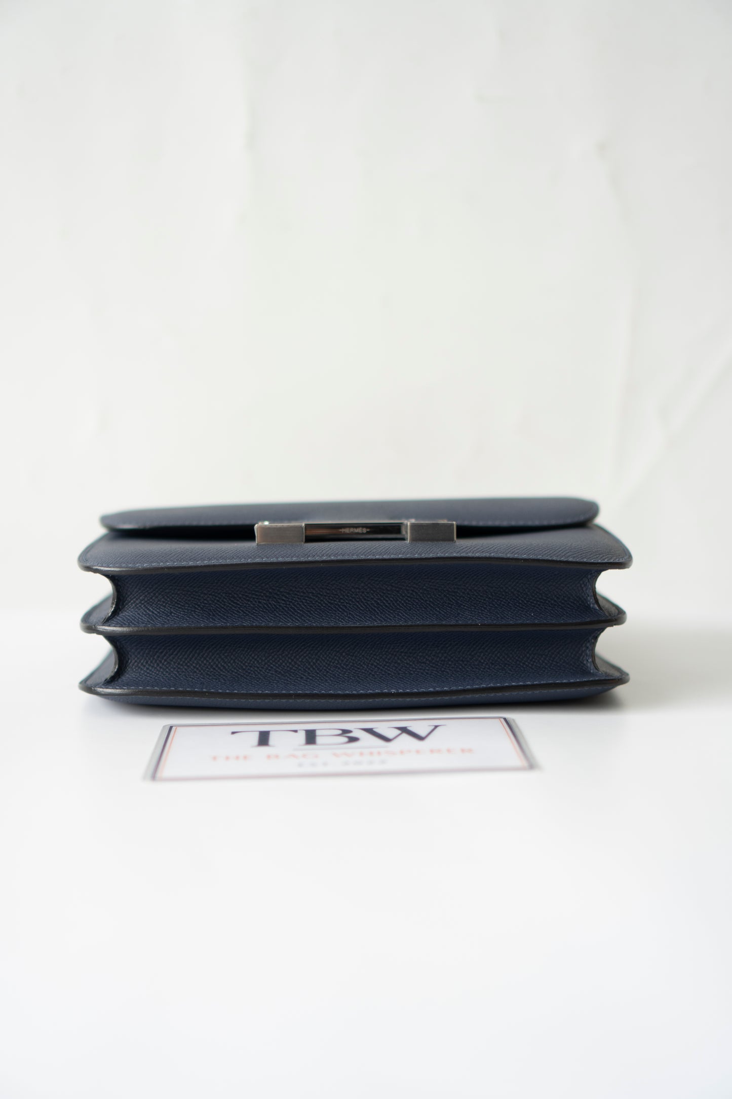 Constanc 23 in Navy Blue Epsom Leather with Palladium Hardware