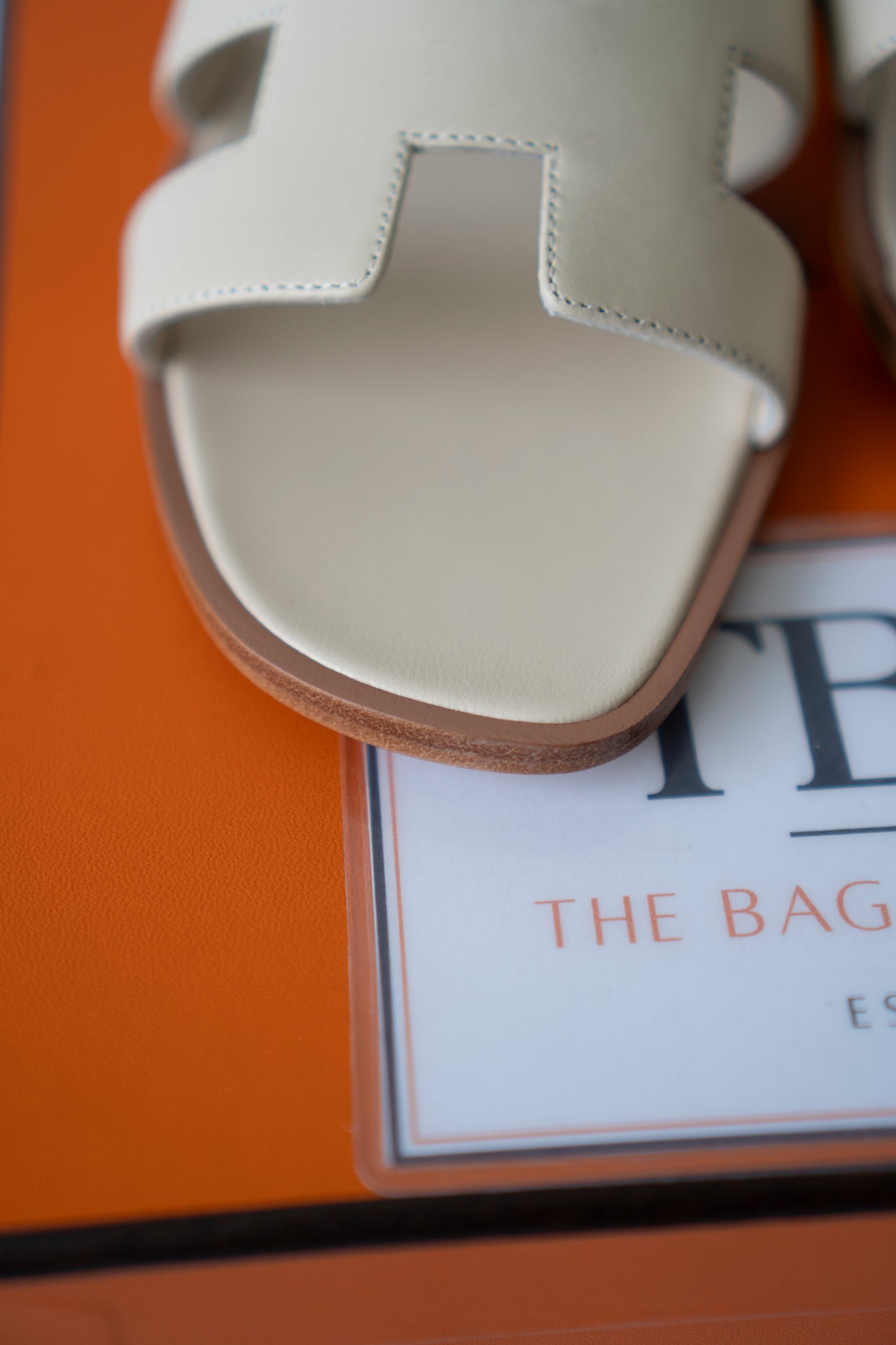 Oran Sandals in Beige Nomade Swift Leather