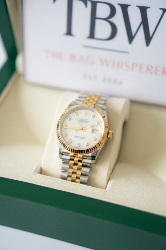 Datejust with Gem Stone Dial, Fluted Bezel & Jubilee Bracelet