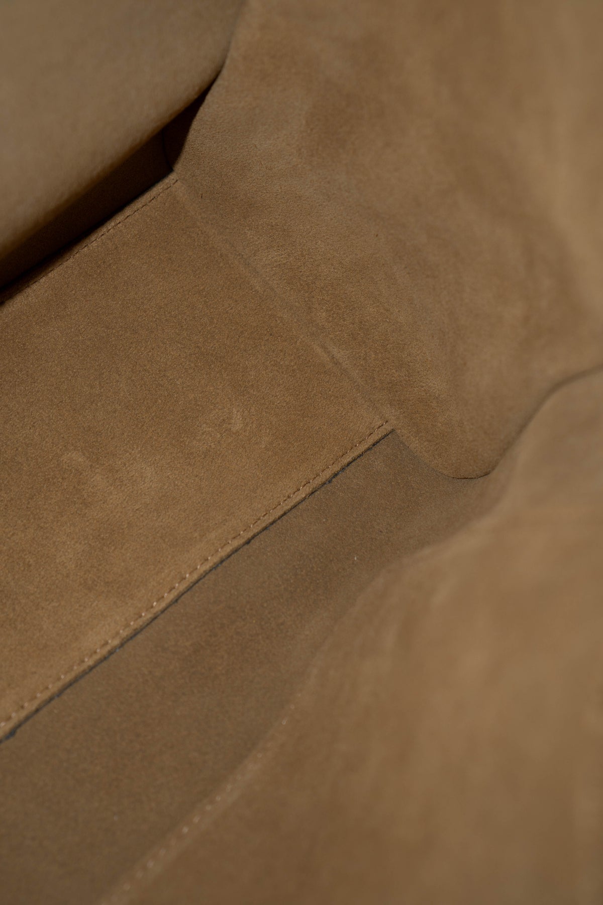 Amazona 180 Bag – Dark Brown Suede & Calfskin Leather with Gold Hardware