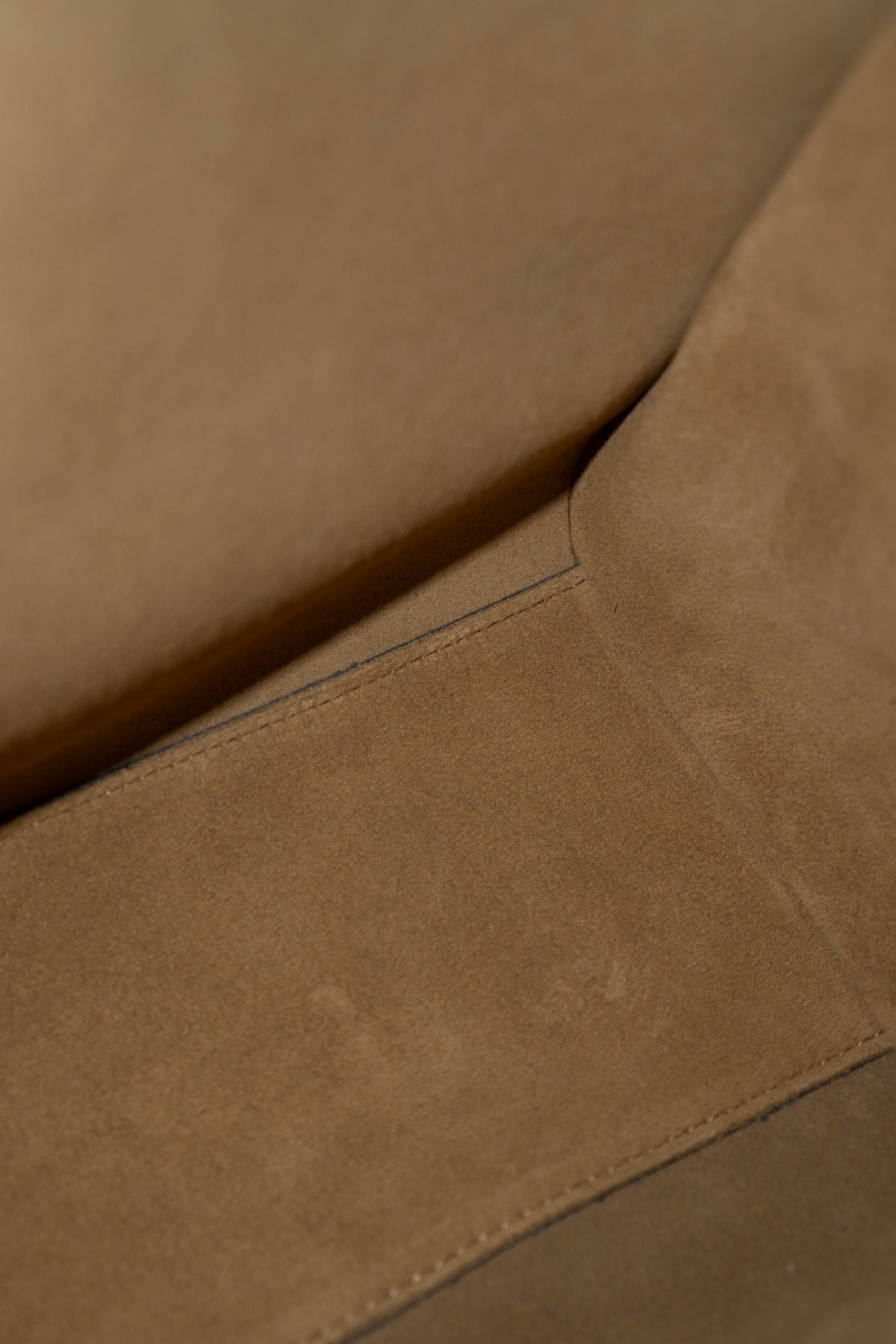 Amazona 180 Bag – Dark Brown Suede & Calfskin Leather with Gold Hardware