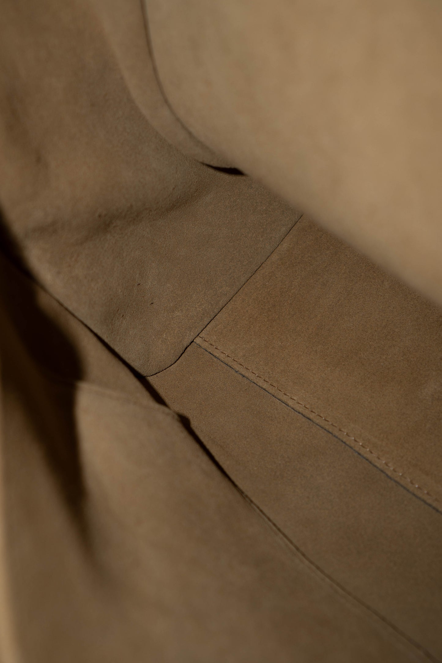 Amazona 180 Bag – Dark Brown Suede & Calfskin Leather with Gold Hardware