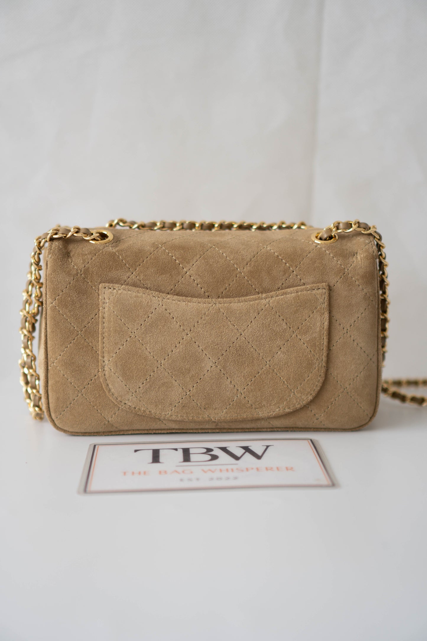 Classic Flap Bag – Suede with Gold Hardware