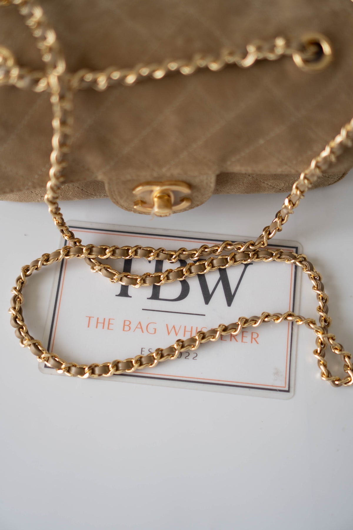 Classic Flap Bag – Suede with Gold Hardware