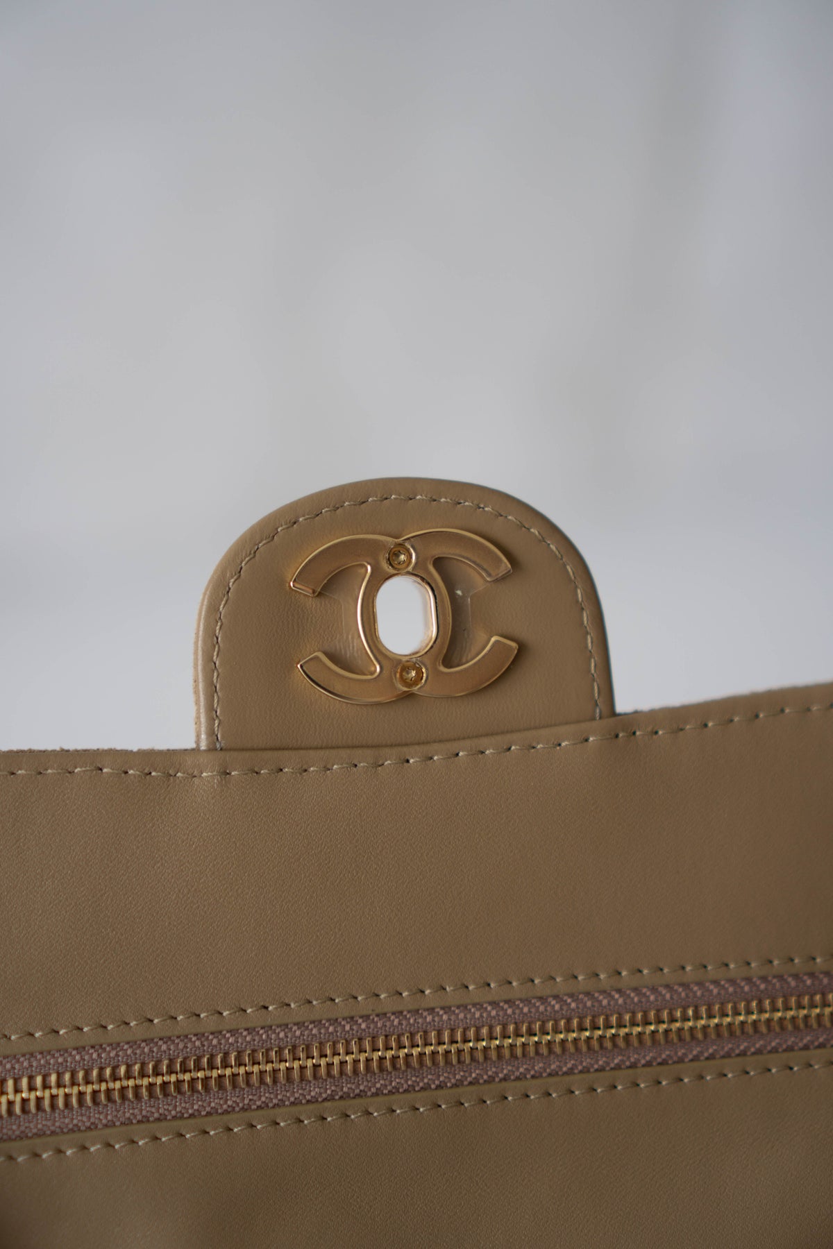 Classic Flap Bag – Suede with Gold Hardware