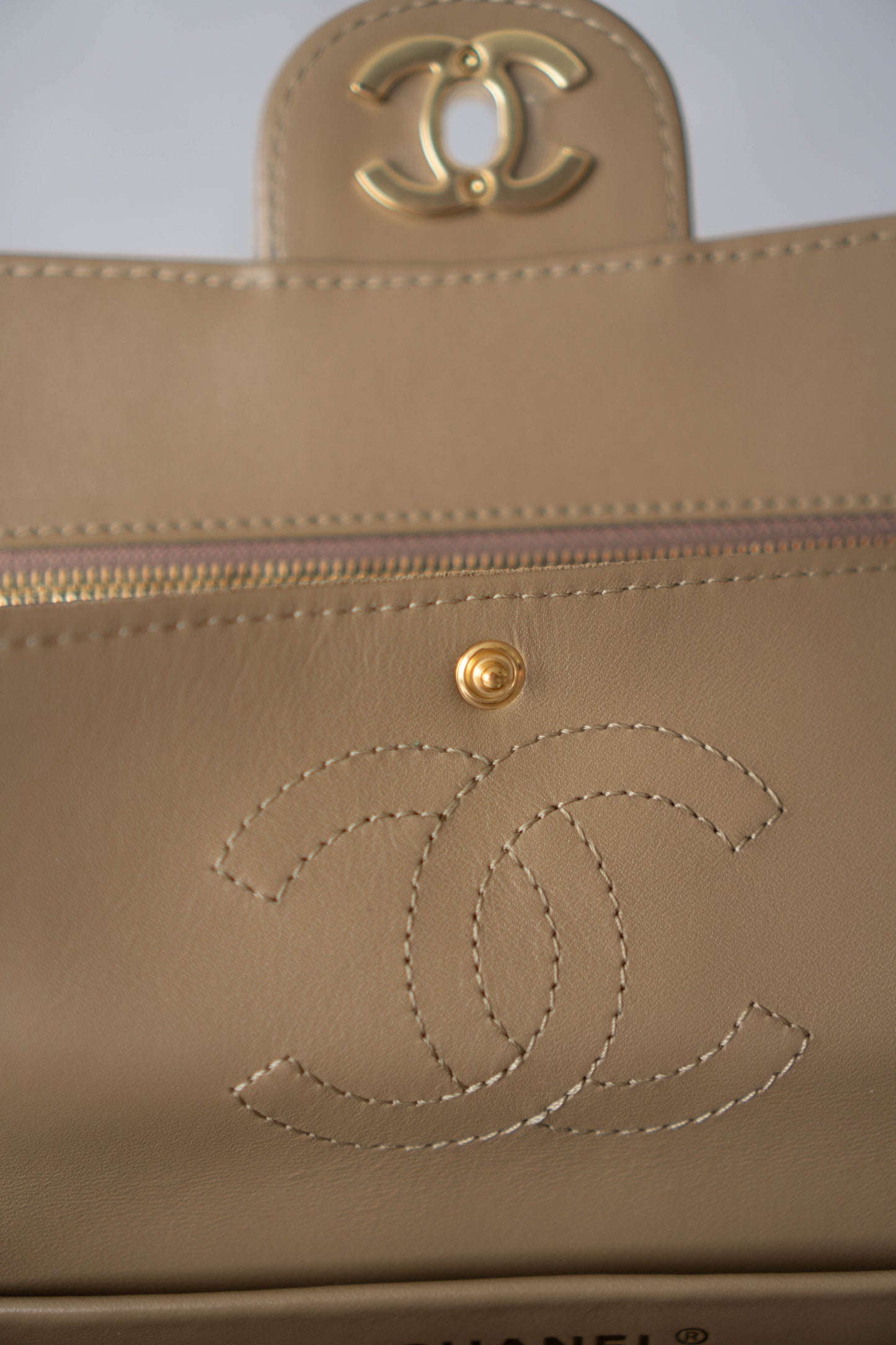 Classic Flap Bag – Suede with Gold Hardware