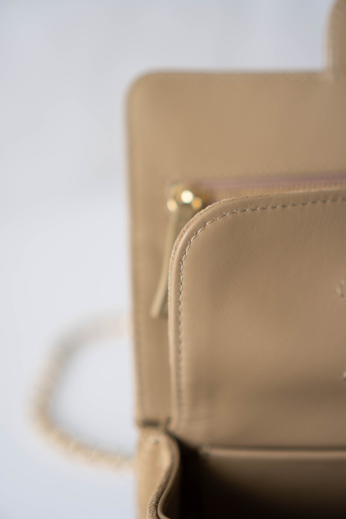 Classic Flap Bag – Suede with Gold Hardware