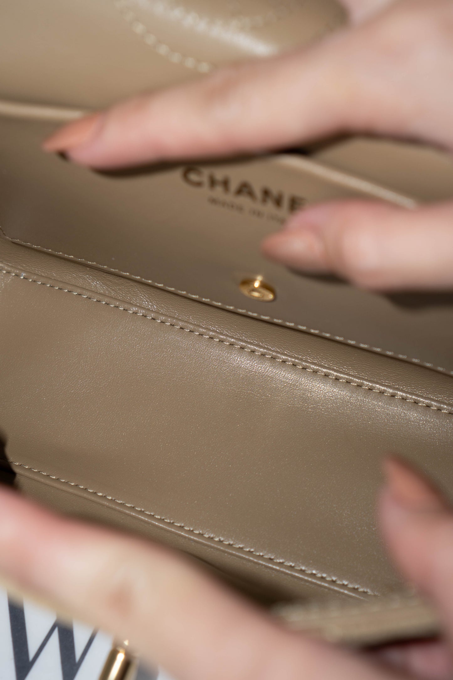 Classic Flap Bag – Suede with Gold Hardware