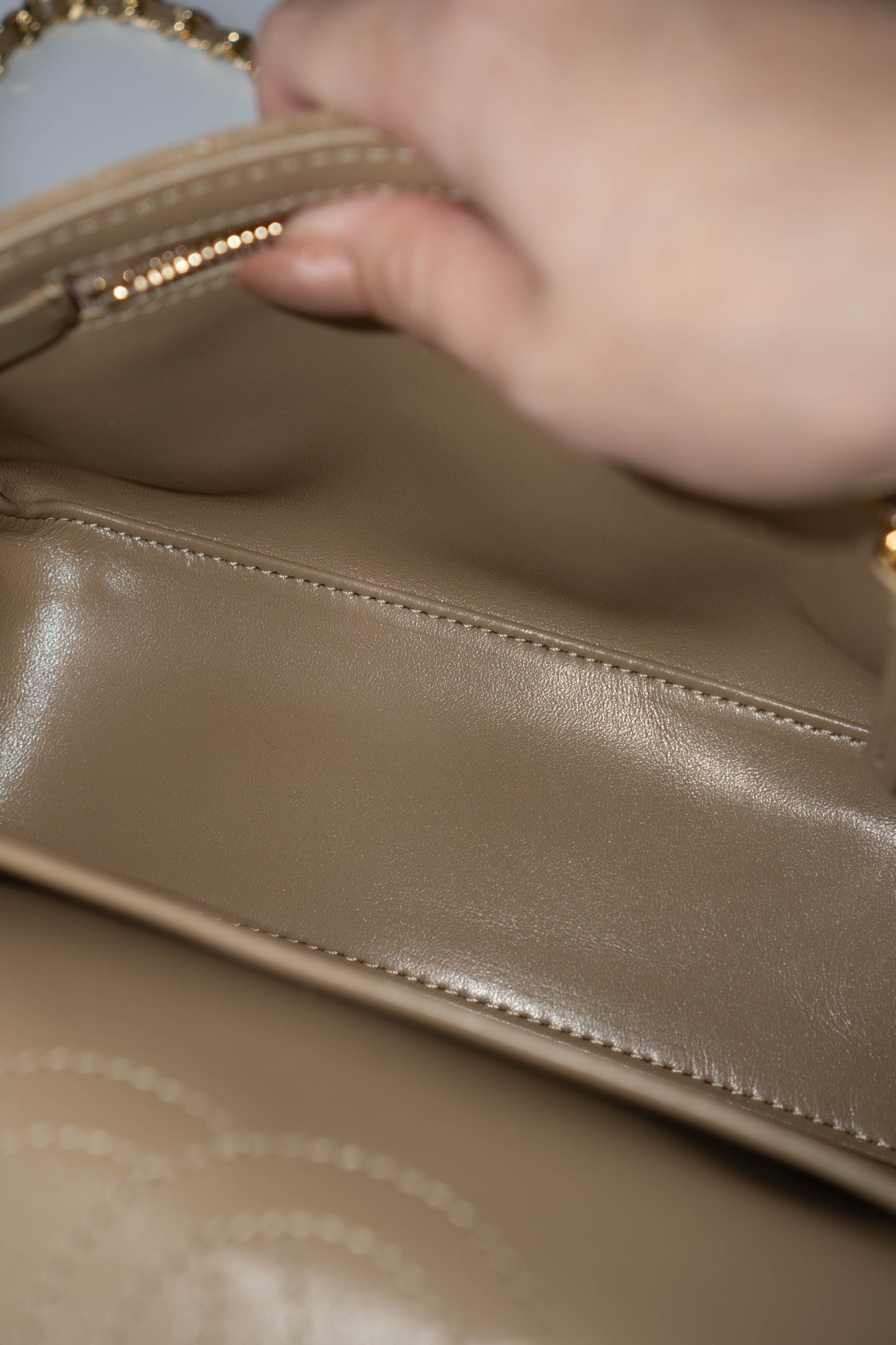 Classic Flap Bag – Suede with Gold Hardware