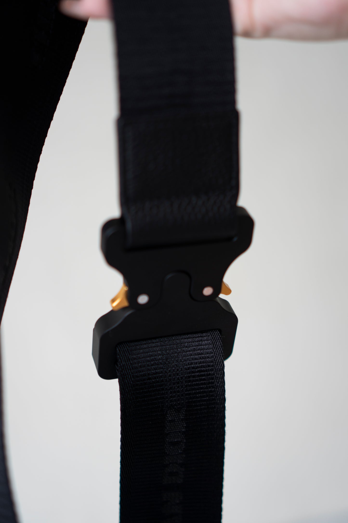 Saddle Bag in Black Oblique Jacquard