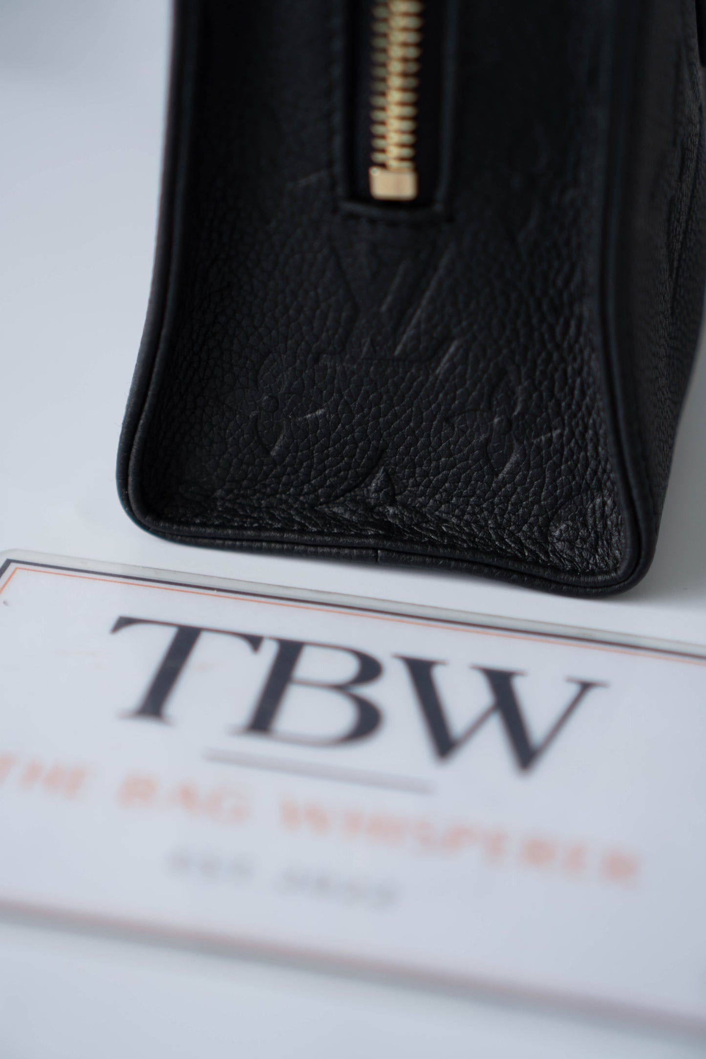 On-The-Go East West – Black Monogram Empreinte Leather with Gold Hardware