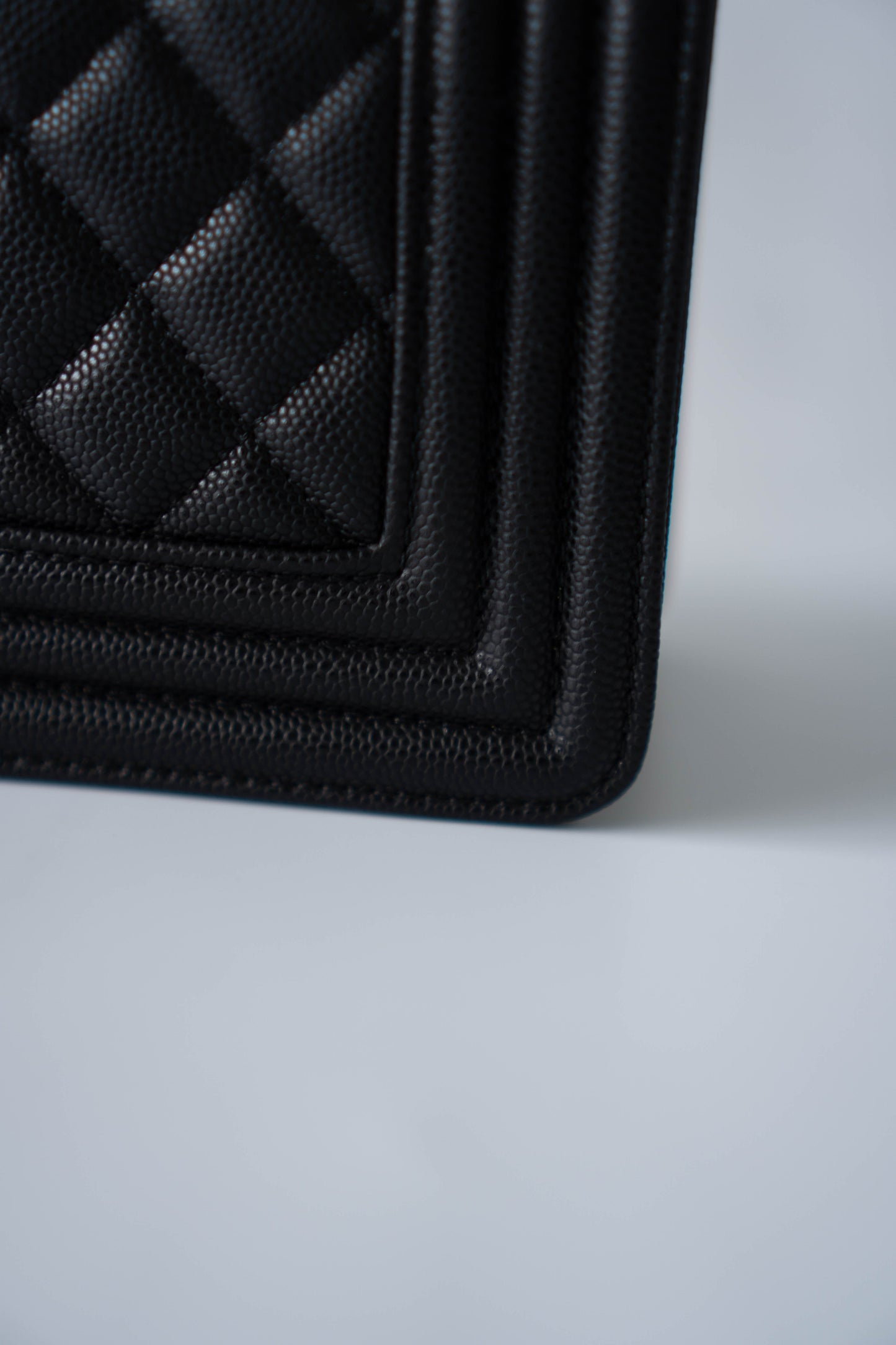 Boy Flap Bag Medium – Black Caviar Leather with Gold Hardware